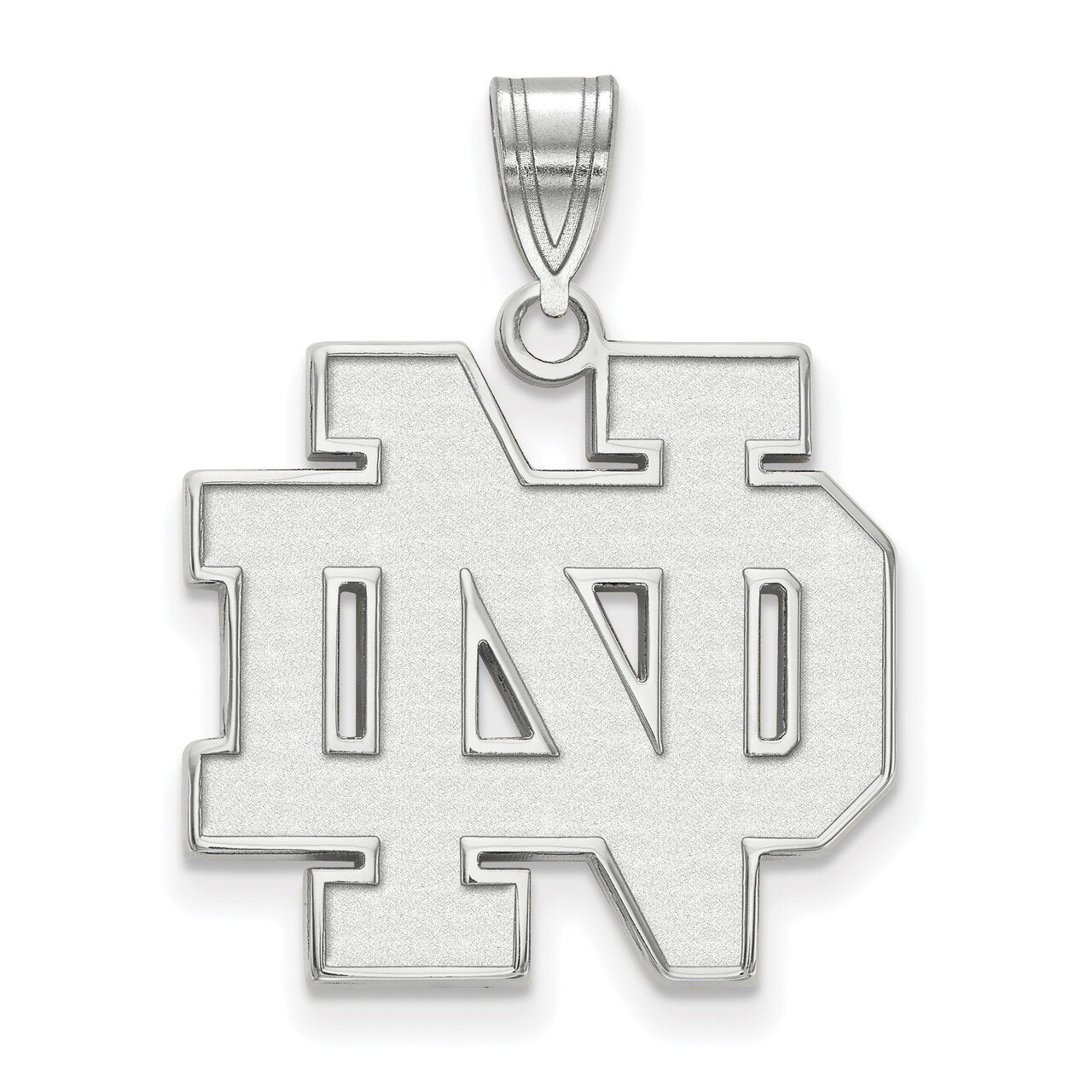 University of Notre Dame Large Pendant Sterling Silver SS004UND