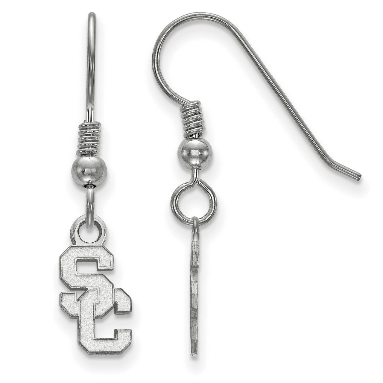 University of Southern California x-Small Dangle Earring Wire Sterling Silver SS006USC, MPN: SS006U…