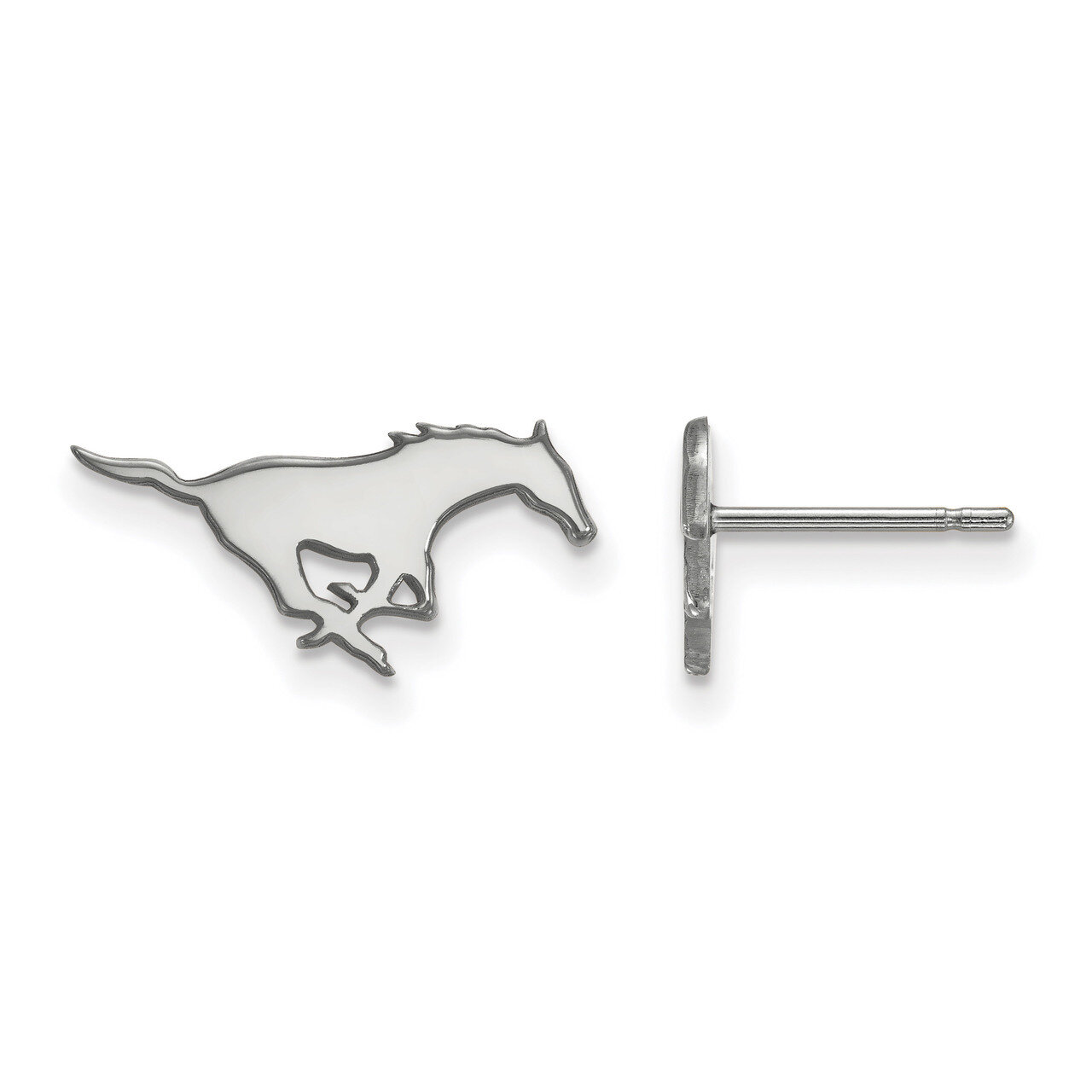Southern Methodist University x-Small Post Earrings Gold-plated Sterling Silver SS007SMU, MPN: SS00…
