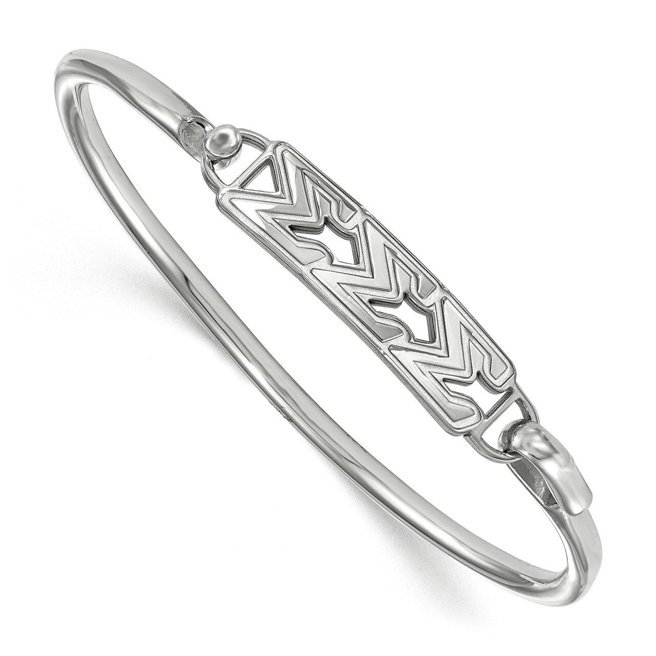Sigma Sigma Sigma Small Hook and Clasp Bangle Sterling Silver SS009SSS-8, MPN: SS009SSS-8, 19110110…