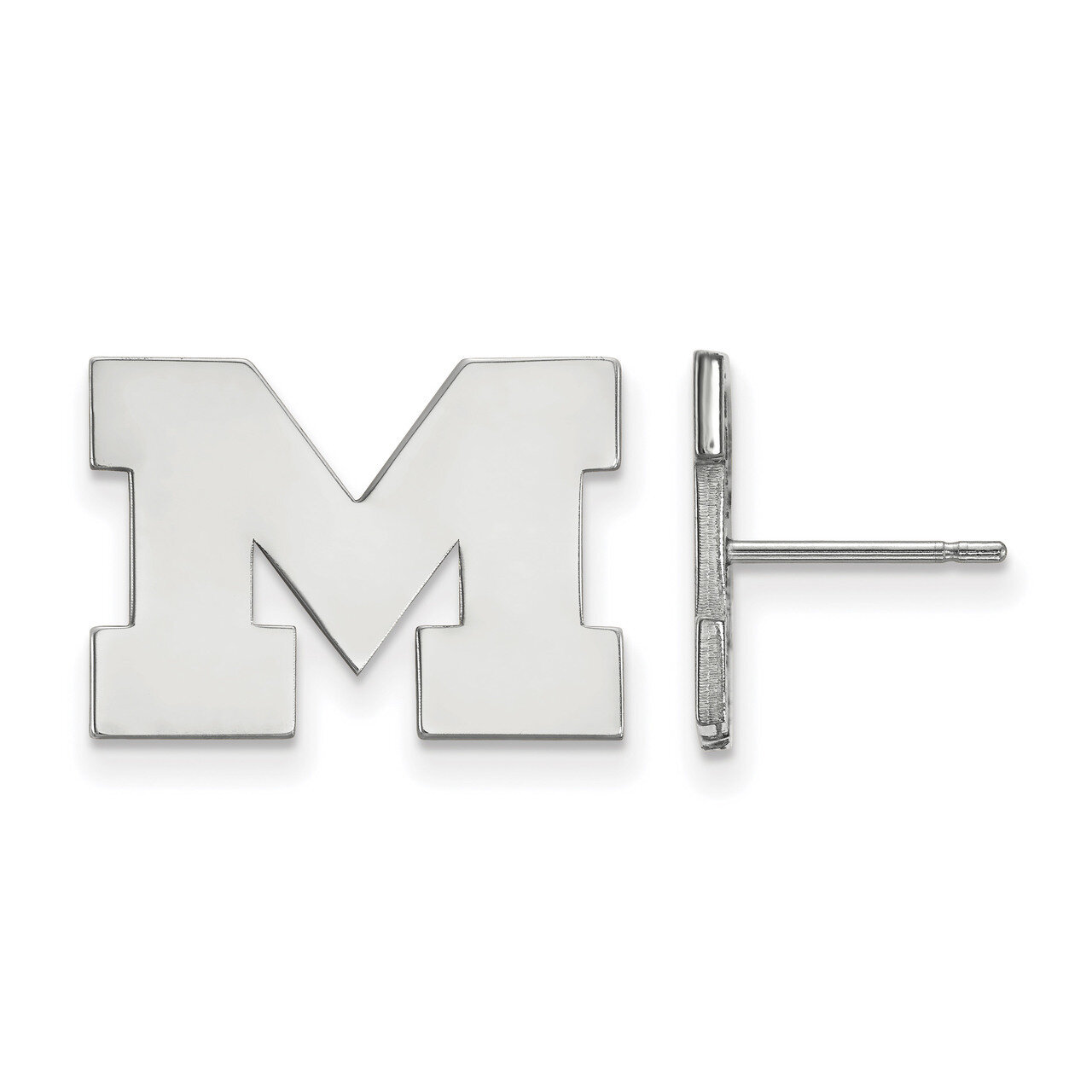 Michigan University of Small Post Earrings Sterling Silver SS009UM, MPN: SS009UM, 886774958026
