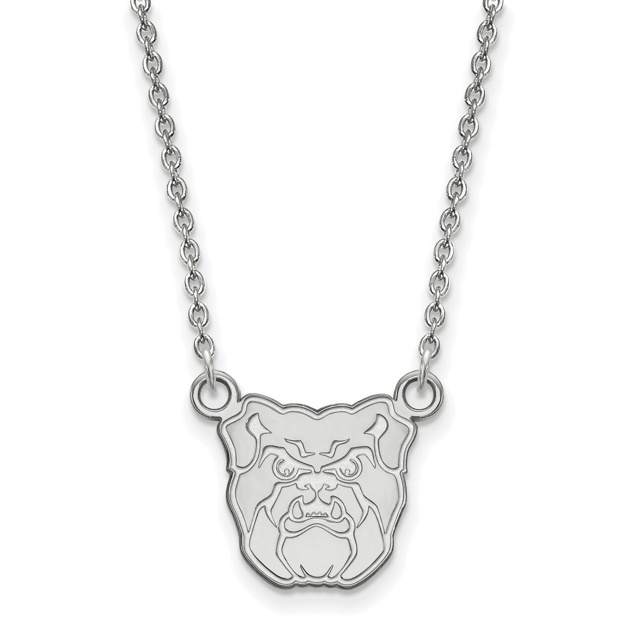 Butler University Small Pendant with Necklace Sterling Silver SS013BUT-18
