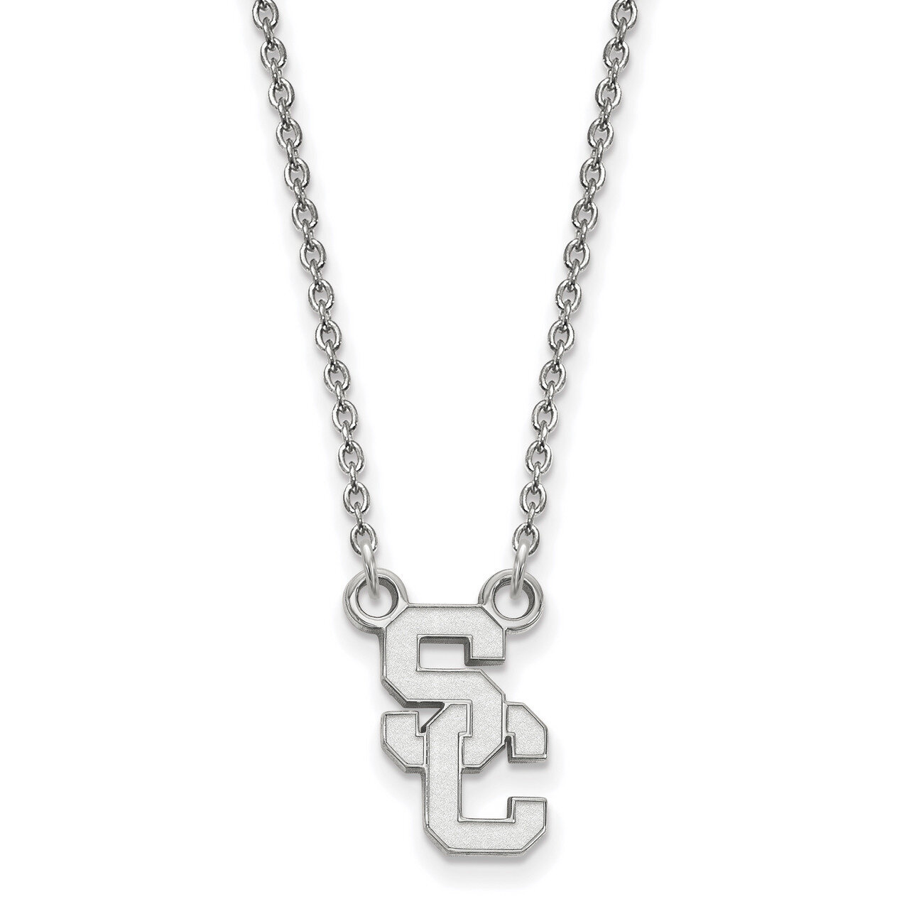 University of Southern California Small Pendant with Necklace Sterling Silver SS014USC-18, MPN: SS0…