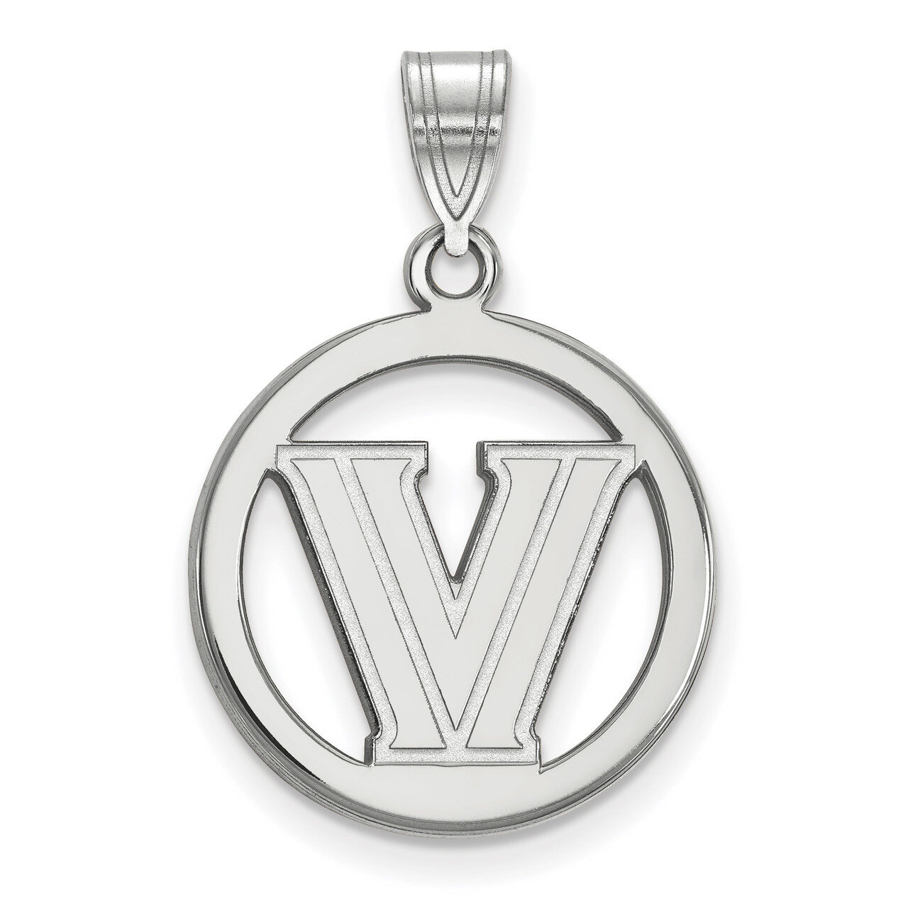 Villanova University Sm Pendant in Circle Sterling Silver SS019VIL, MPN: SS019VIL, 886774958781