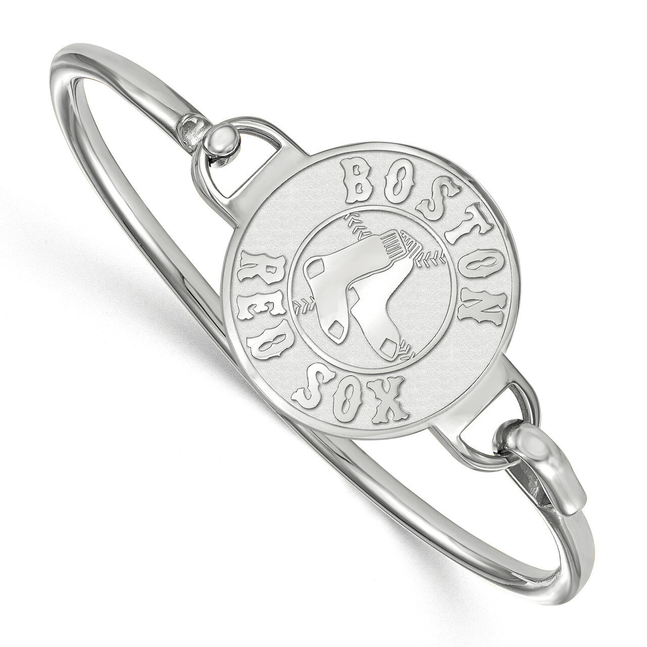 MLB Boston Red Sox Bangle Sterling Silver SS021RSO-8, MPN: SS021RSO-8, 191101773303
