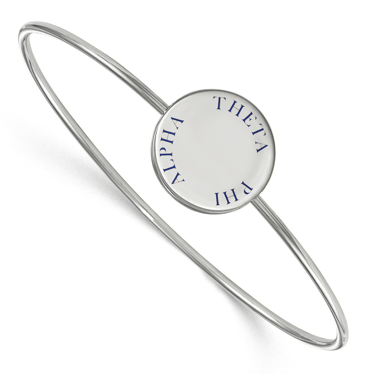 Theta Phi Alpha Enameled Slip-on Bangle Sterling Silver SS021TPA-8, MPN: SS021TPA-8, 191101103513
