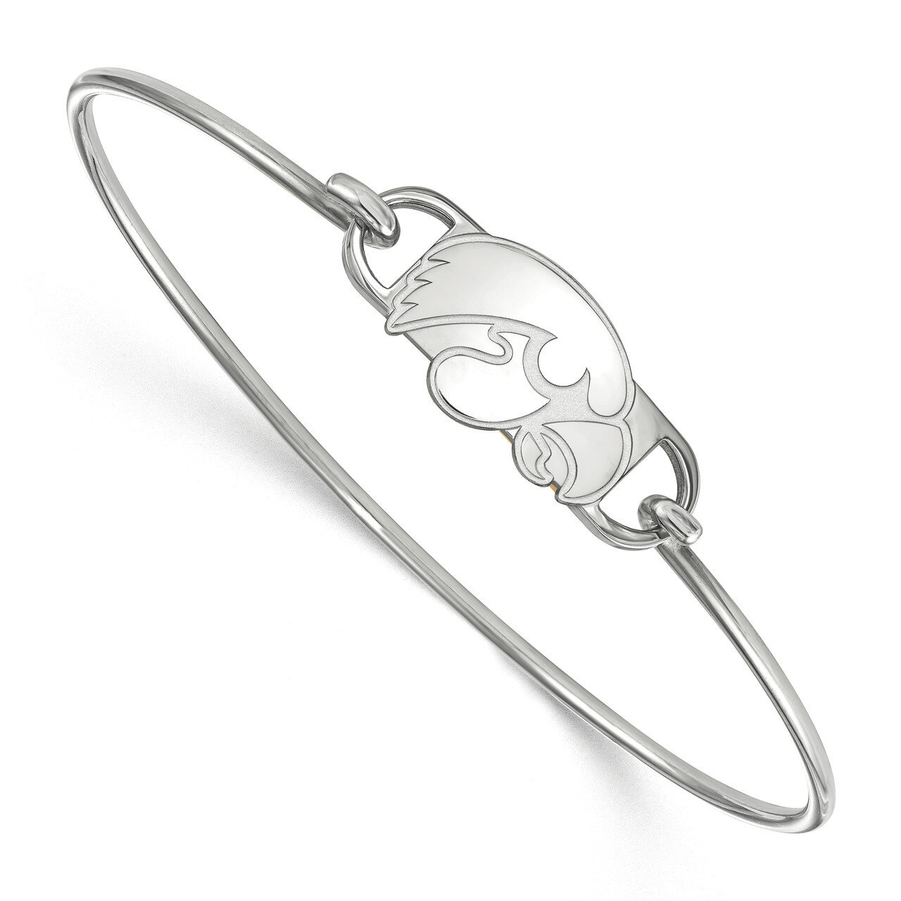 University of Iowa Small Center Wire Bangle Sterling Silver SS022UIA-6, MPN: SS022UIA-6, 1911010957…