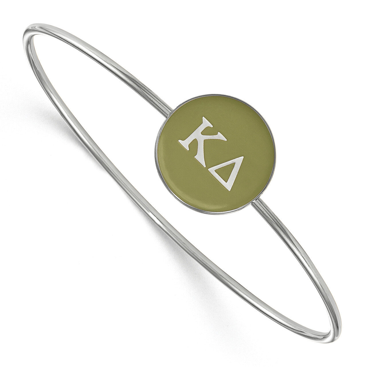 Kappa Delta Enameled Slip-on Bangle Sterling Silver SS024KD-8, MPN: SS024KD-8, 191101101939