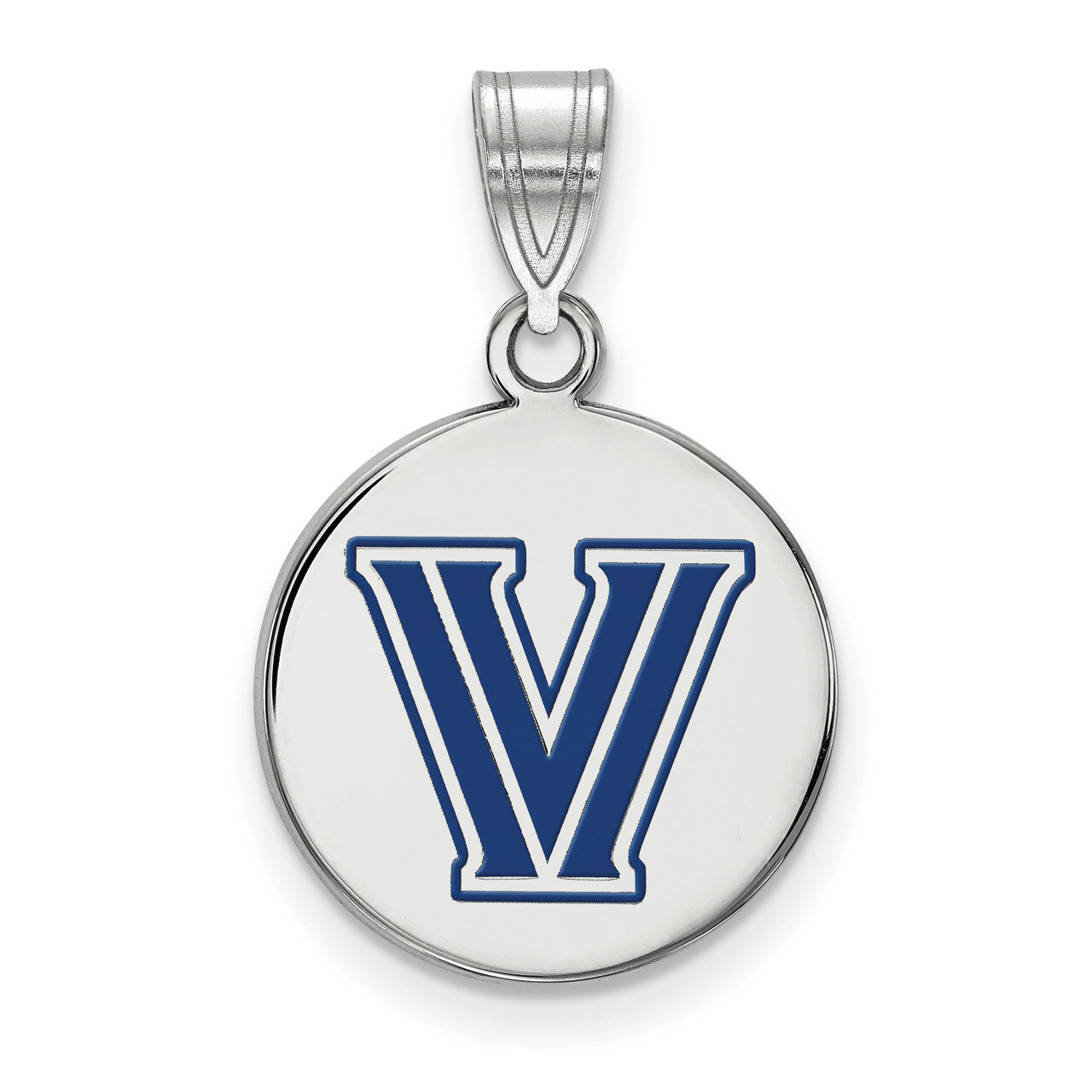 Villanova University Medium Enamel Disc Pendant Sterling Silver SS024VIL, MPN: SS024VIL, 8867747647…