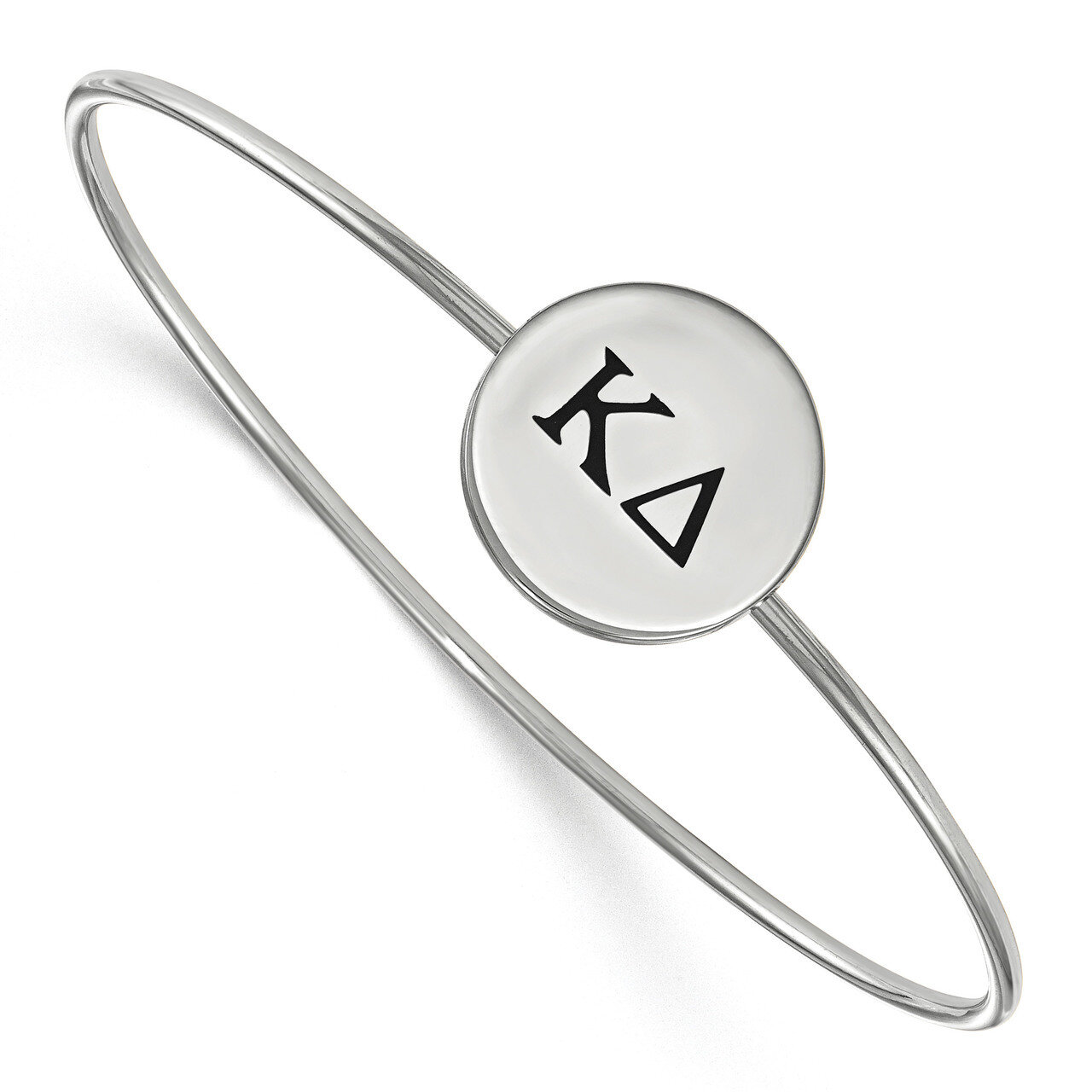 Kappa Delta Enameled Slip-on Bangle Sterling Silver SS025KD-6, MPN: SS025KD-6, 191101101946