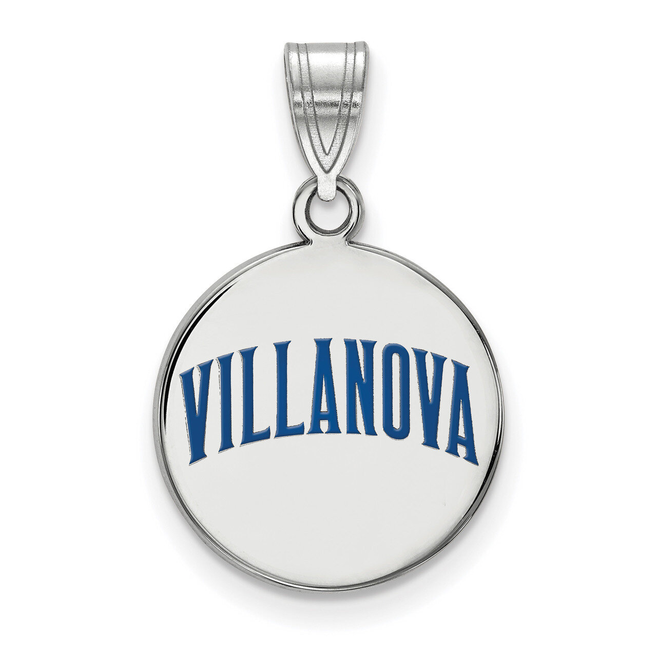 Villanova University Medium Enamel Disc Pendant Sterling Silver SS043VIL, MPN: SS043VIL, 8867747641…