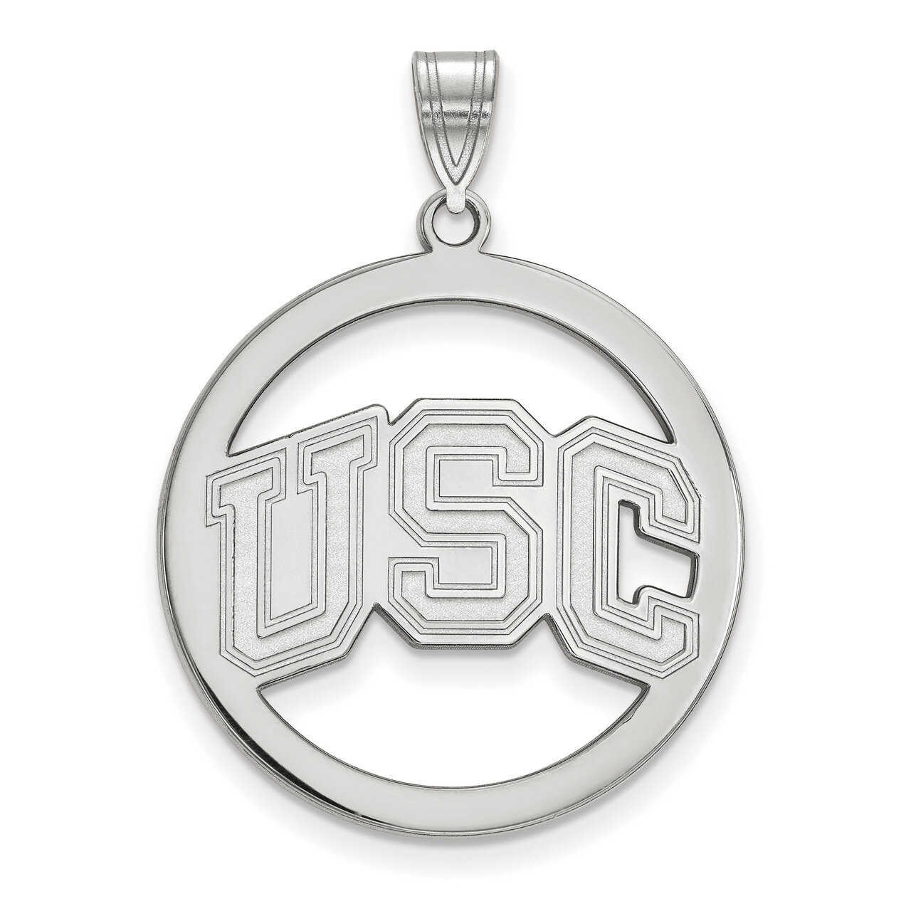 University of Southern California L Pendant in Circle Sterling Silver SS045USC, MPN: SS045USC, 1911…