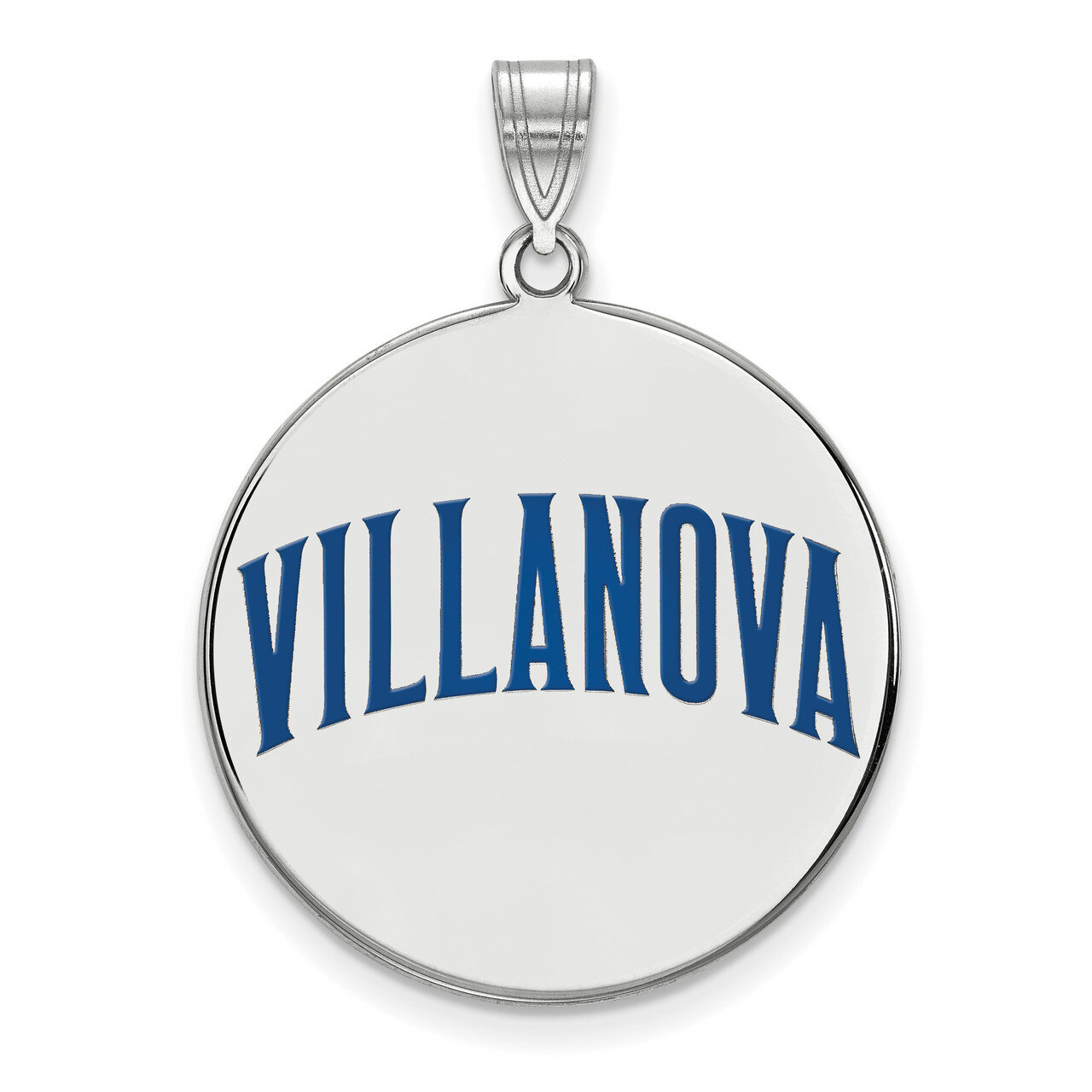 Villanova University x-Large Enamel Disc Pendant Sterling Silver SS047VIL, MPN: SS047VIL, 886774764…