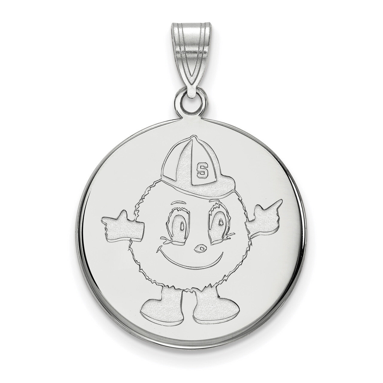 Syracuse University Large Disc Pendant Sterling Silver SS049SYU, MPN: SS049SYU, 886774959924