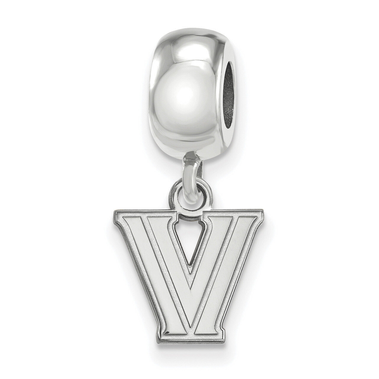 Villanova University x-Small Dangle Charm Bead Sterling Silver SS050VIL, MPN: SS050VIL, 191101122521