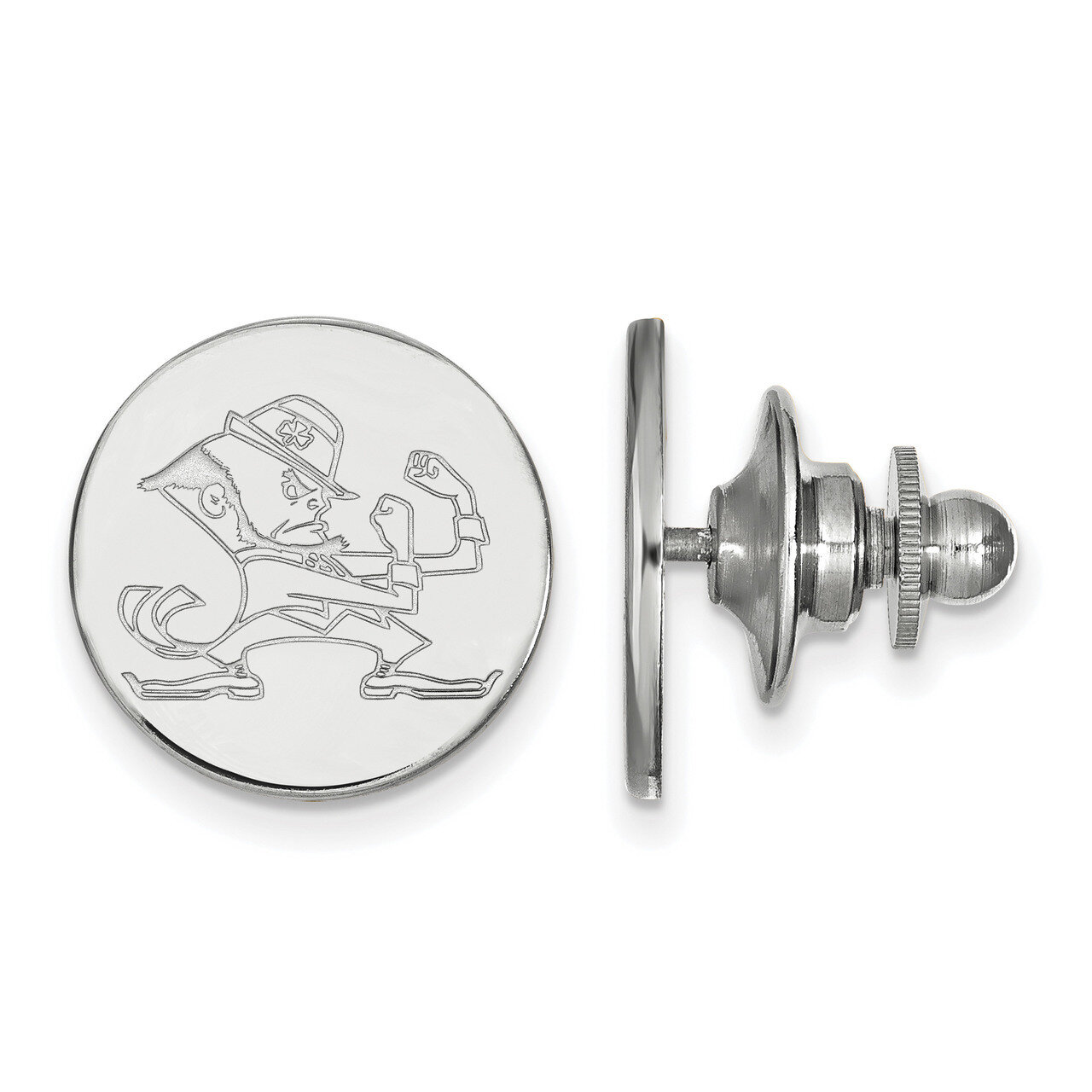 University of Notre Dame Tie Tac Sterling Silver SS053UND