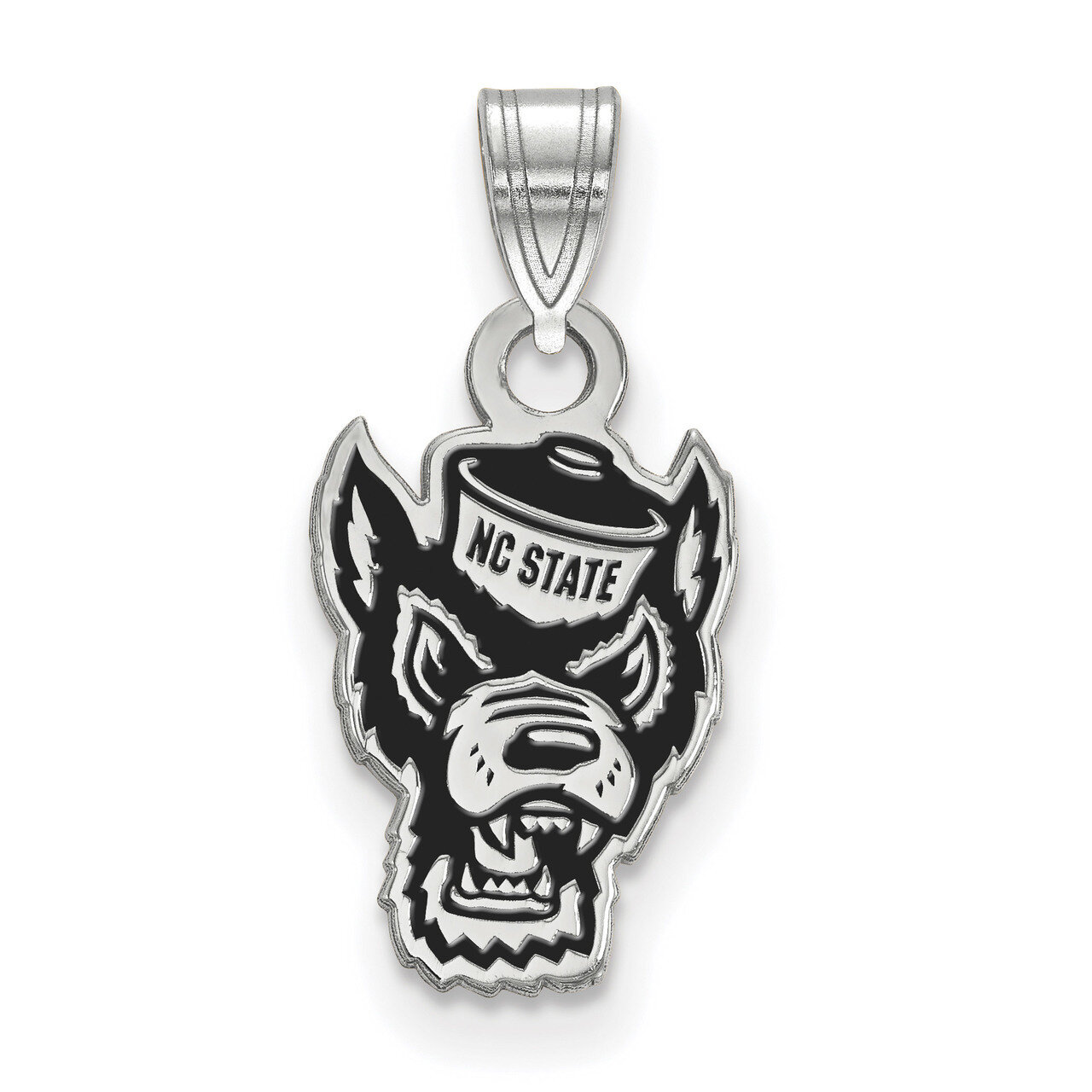North Carolina State University Small Enamel Pendant Sterling Silver SS075NCS, MPN: SS075NCS, 88677…