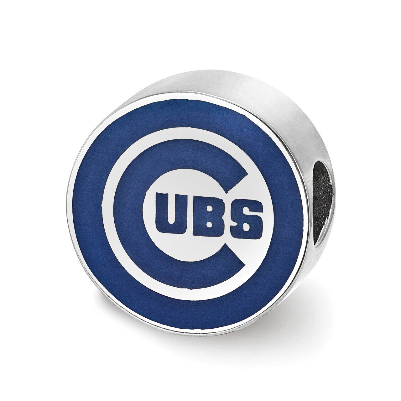 Chicago Cubs Enameled Bead Sterling Silver SS500CUB