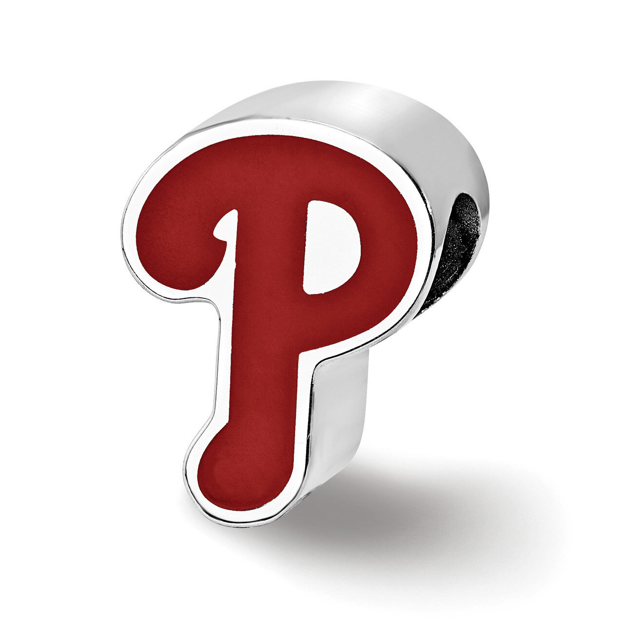 Philadelphia Phillies Enameled Bead Sterling Silver SS500PHI, MPN: SS500PHI, 634401430663