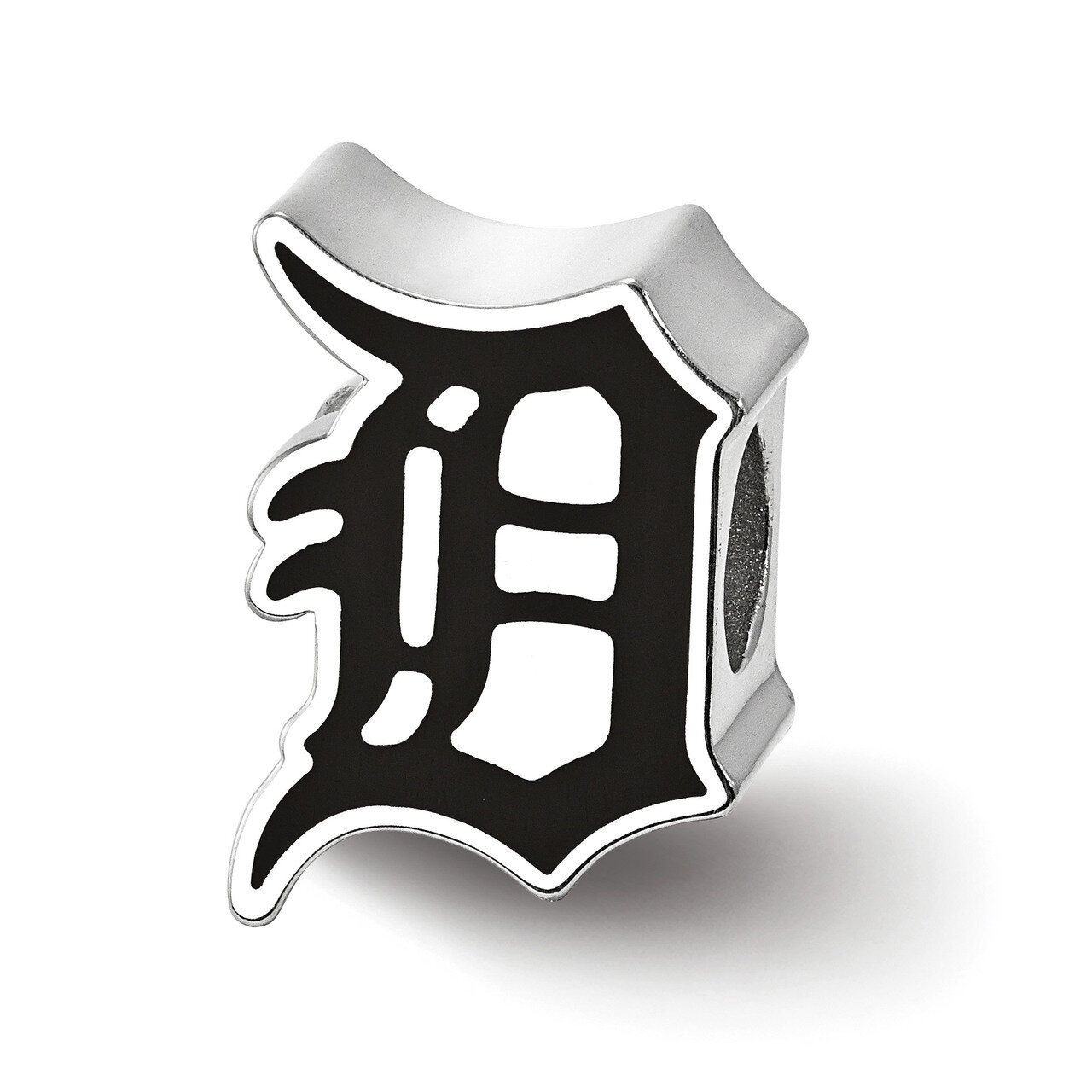Detroit Tigers Enameled Bead Sterling Silver SS500TIG, MPN: SS500TIG, 634401430403