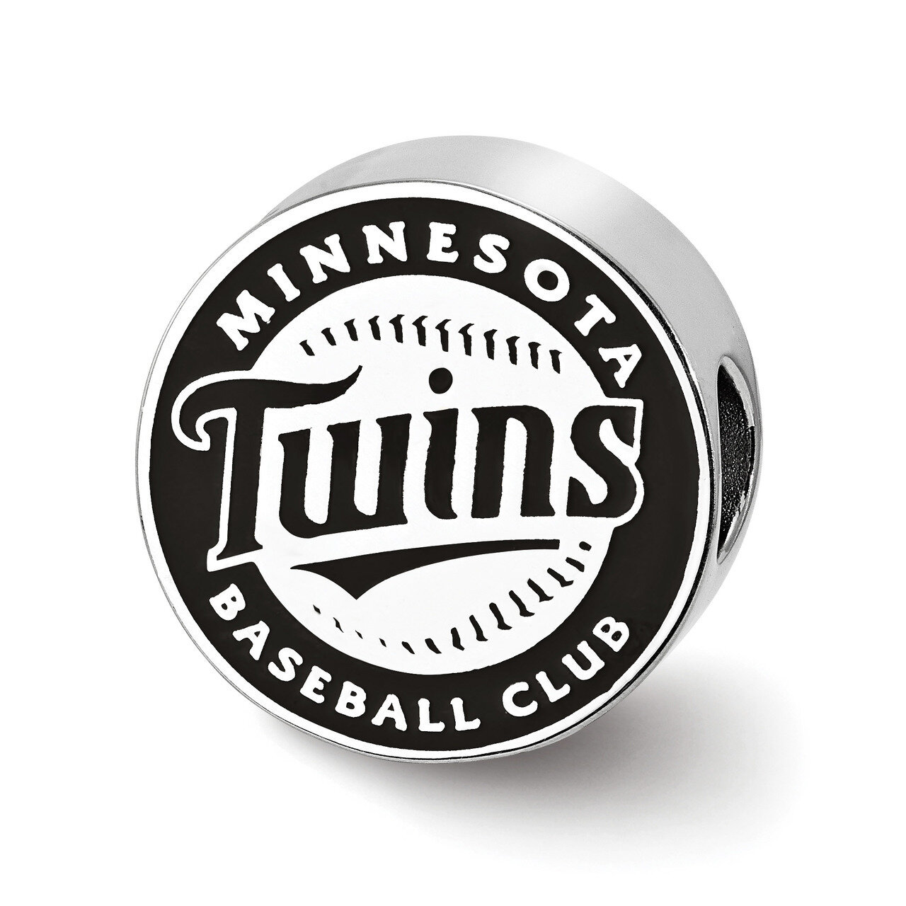 Minnesota Twins Enameled Bead Sterling Silver SS500TWN, MPN: SS500TWN, 634401358127