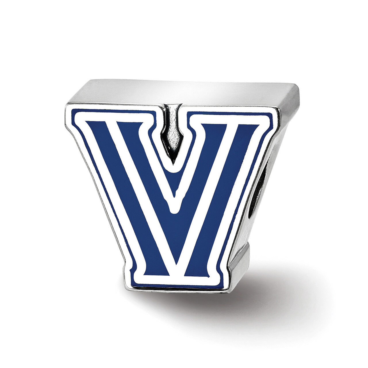 Villanova University Enameled Bead Sterling Silver SS500VIL