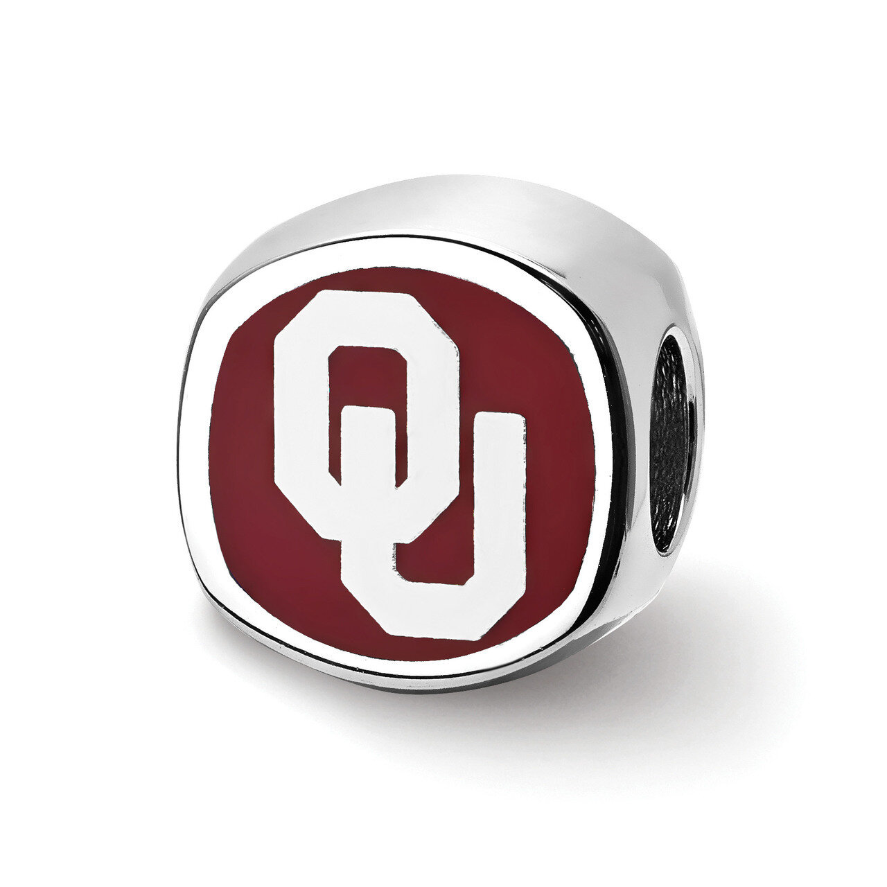 University of Oklahoma OU Enameled Bead Sterling Silver SS501UOK, MPN: SS501UOK, 634401431813