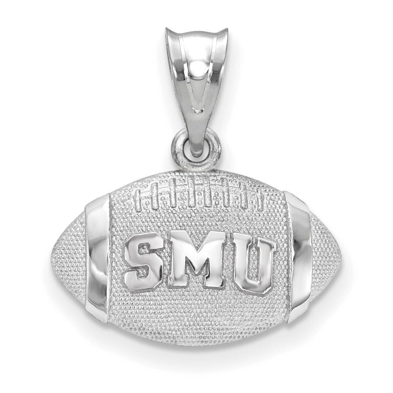 Southern Methodist University Football Pendant Sterling Silver SS506SMU