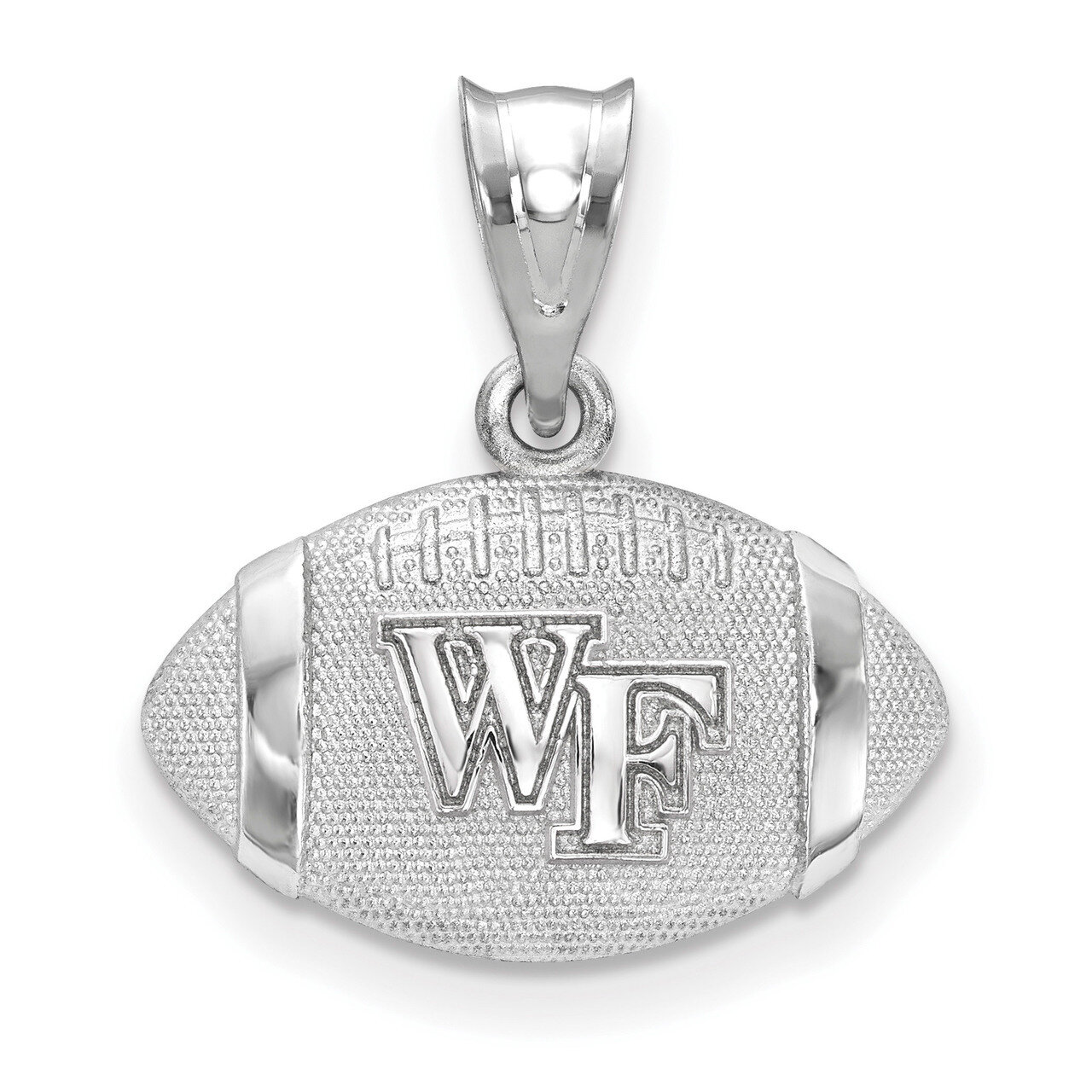 Wake Forest University Football Pendant Sterling Silver SS506WFU