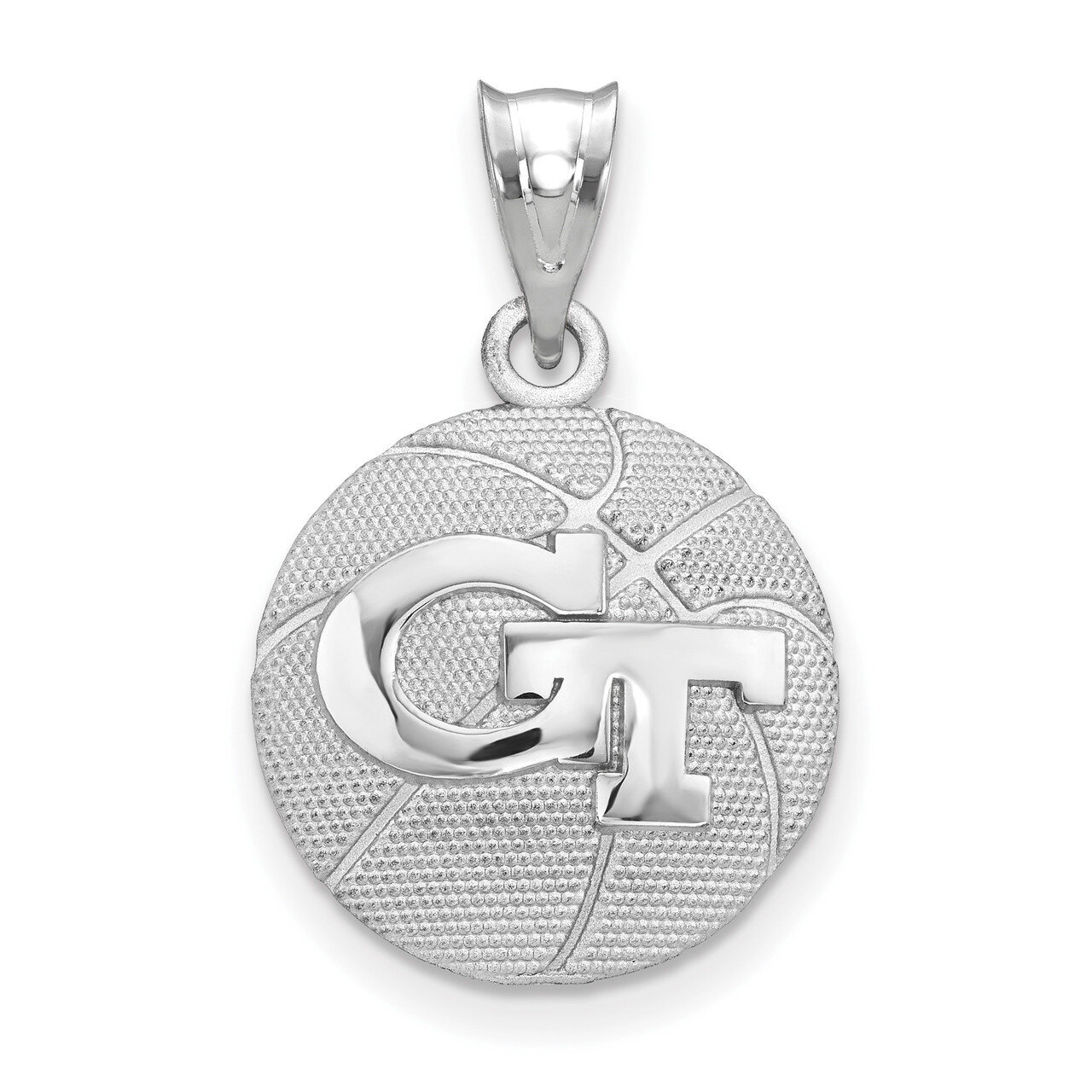 Georgia Tech Basketball Pendant Sterling Silver SS507GT, MPN: SS507GT, 634401004024