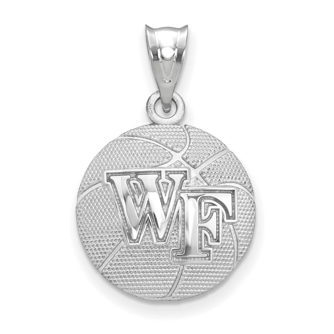 Wake Forest University Basketball Pendant Sterling Silver SS507WFU, MPN: SS507WFU, 634401003942