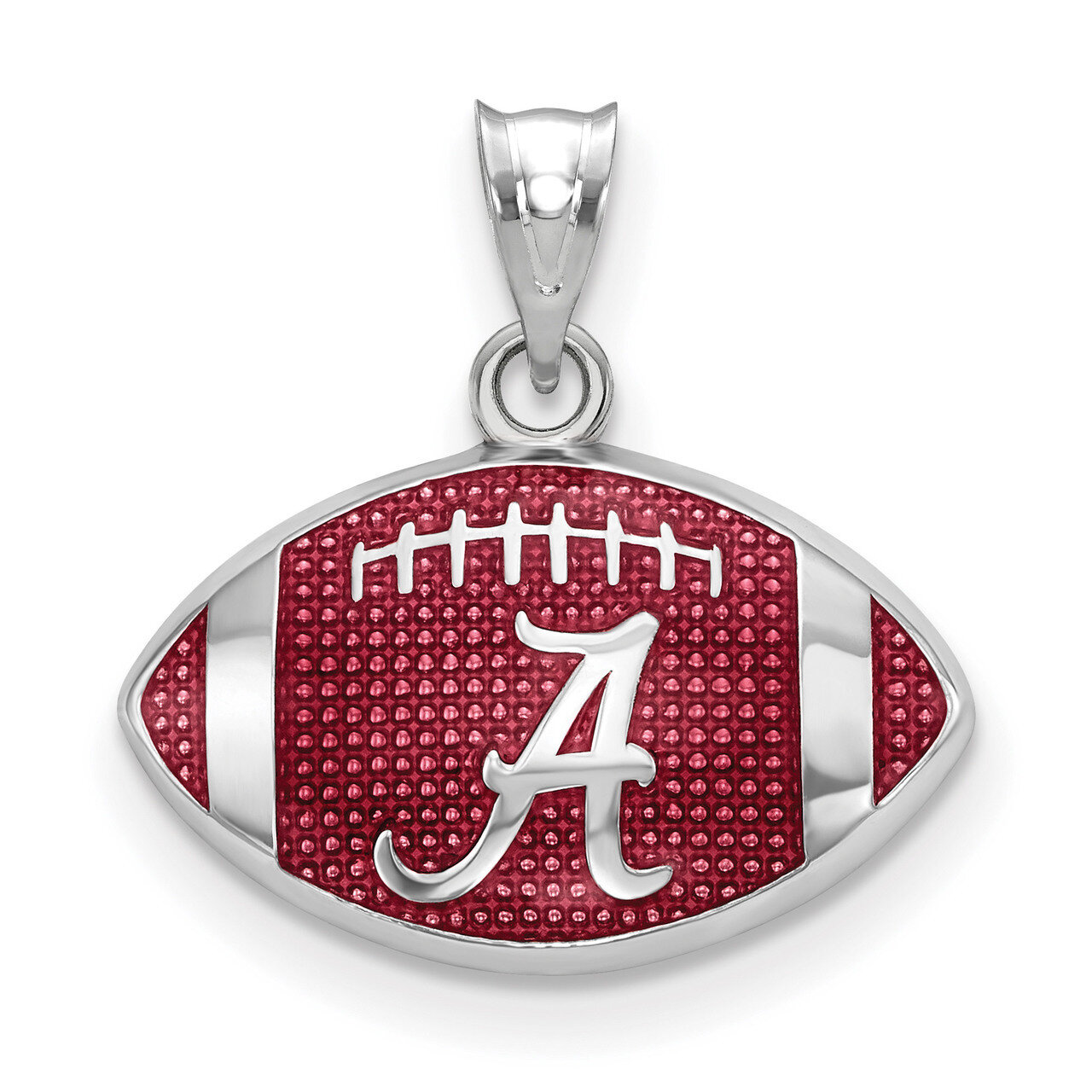 The University of Alabama Enameled Football Pendant Sterling Silver SS508UAL, MPN: SS508UAL, 634401…