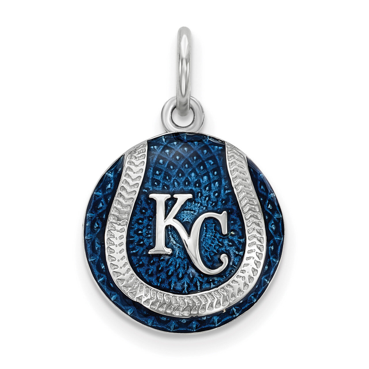 Kansas City Royals Enameled Baseball Charm Sterling Silver SS520ROY, MPN: SS520ROY, 634401431905