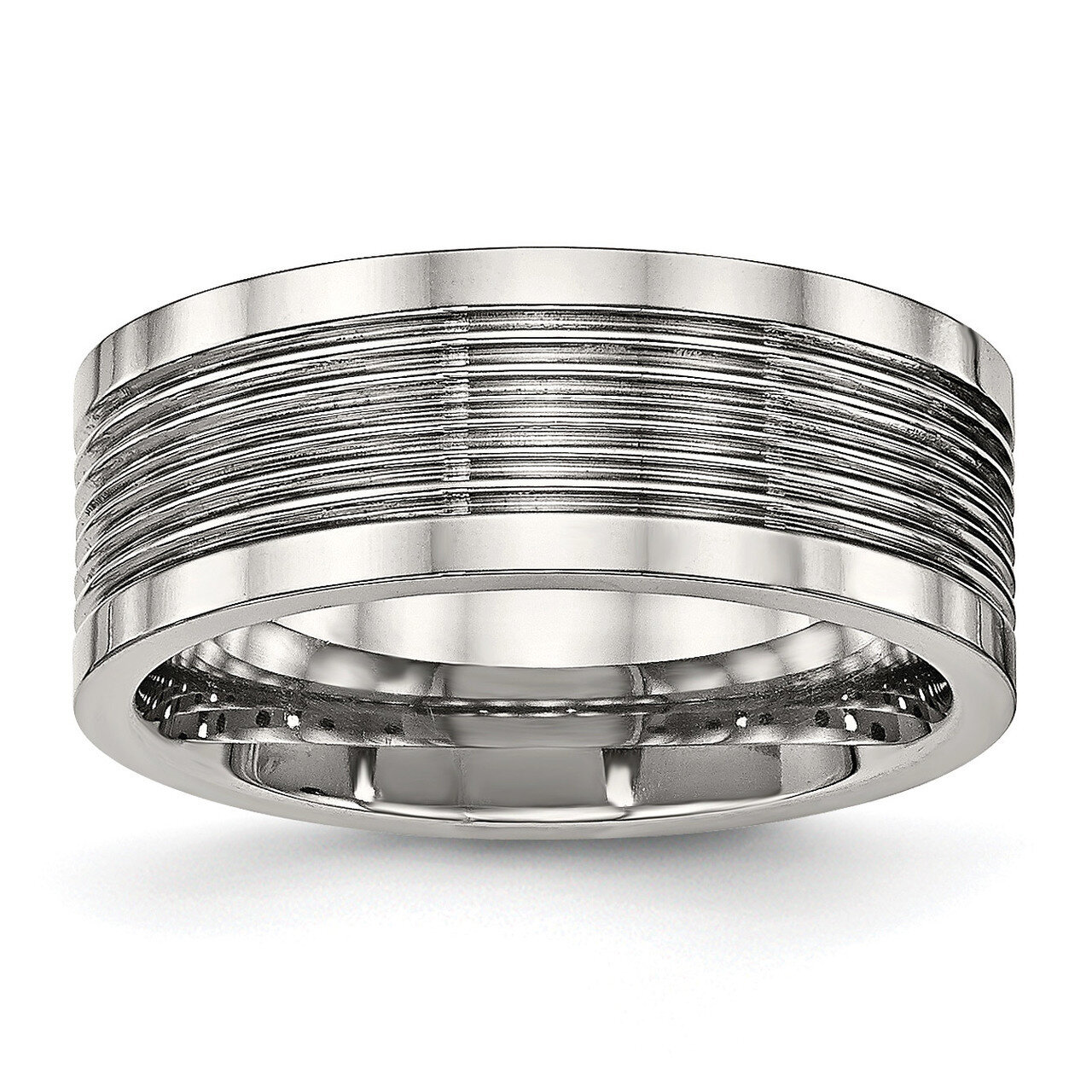 Grooved Comfort Back Ring Stainless Steel Polished SR553 by Chisel, MPN: SR553, 886774437217