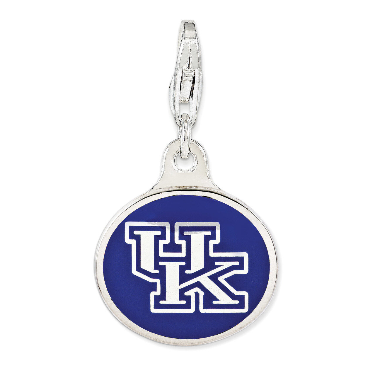 University of Kentucky Charm - Sterling Silver Enamel QCC1132 by Amore La Vita, MPN: QCC1132, 88677…