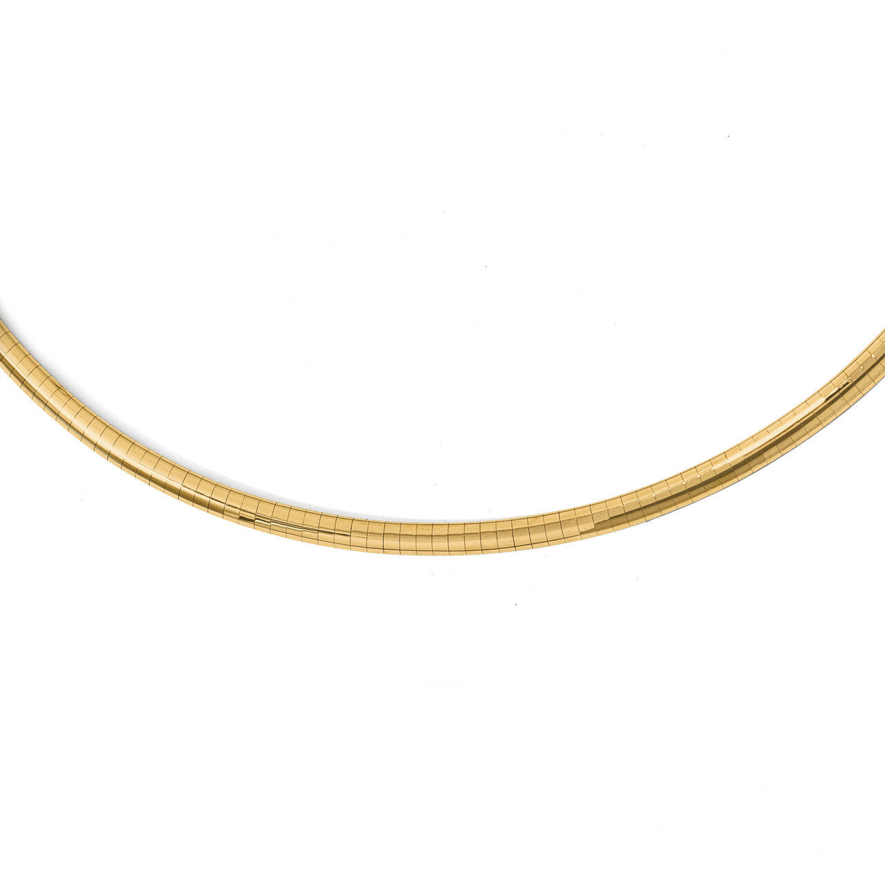 Leslie&#39;s 4mm Lightweight Omega Necklace 18 Inch 14k Gold HB-1069-18, MPN: 1069-18, 191101742743