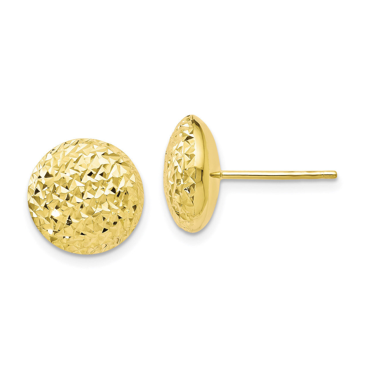 Leslie&#39;s Diamond-cut Post Earrings 10k Gold HB-10LE282, MPN: 10LE282, 886774569079
