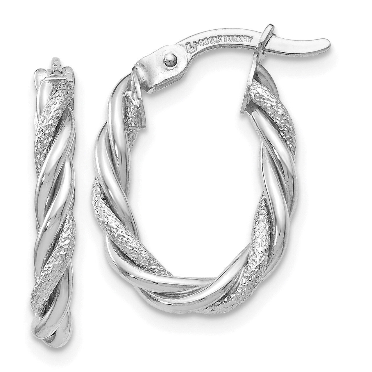 Leslie&#39;s Earrings 10k White Gold HB-10LE369, MPN: 10LE369, 191101738081