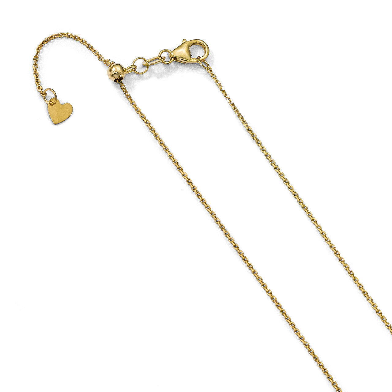 Leslie&#39;s 1.1 mm Diamond-cut Cable Chain 22 Inch 14k Gold HB-1264-22, MPN: 1264-22, 191101846618