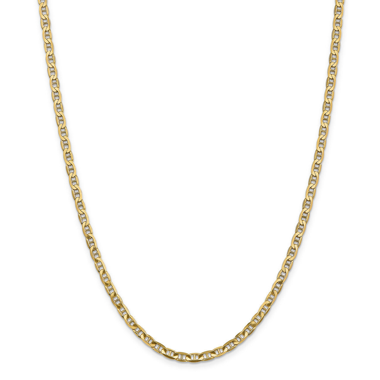 3.75mm Concave Anchor Chain 20 Inch 14k Gold HB-1315-20