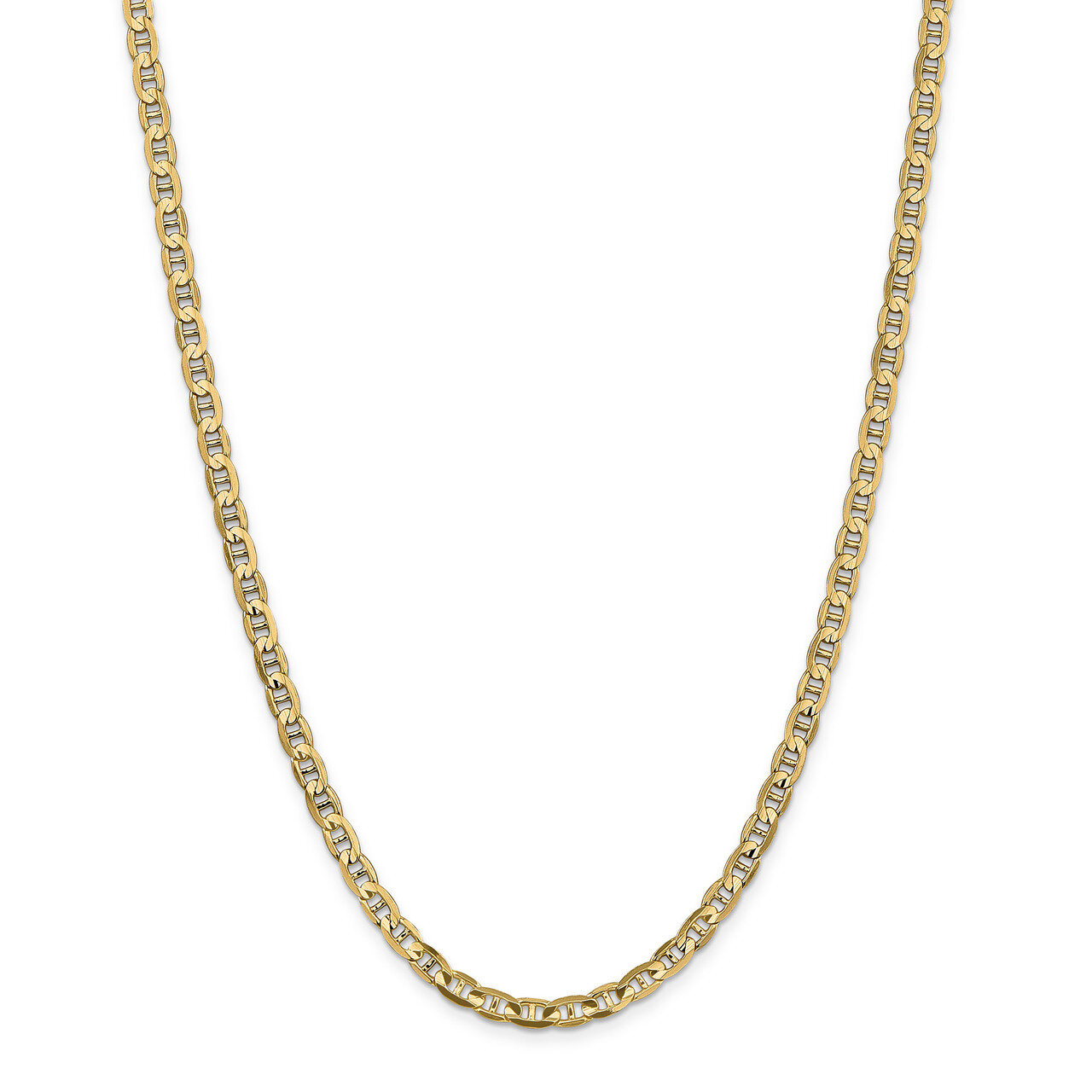 Leslie&#39;s 4.5mm Concave Anchor Chain 20 Inch 14k Gold HB-1316-20, MPN: 1316-20, 191101847257