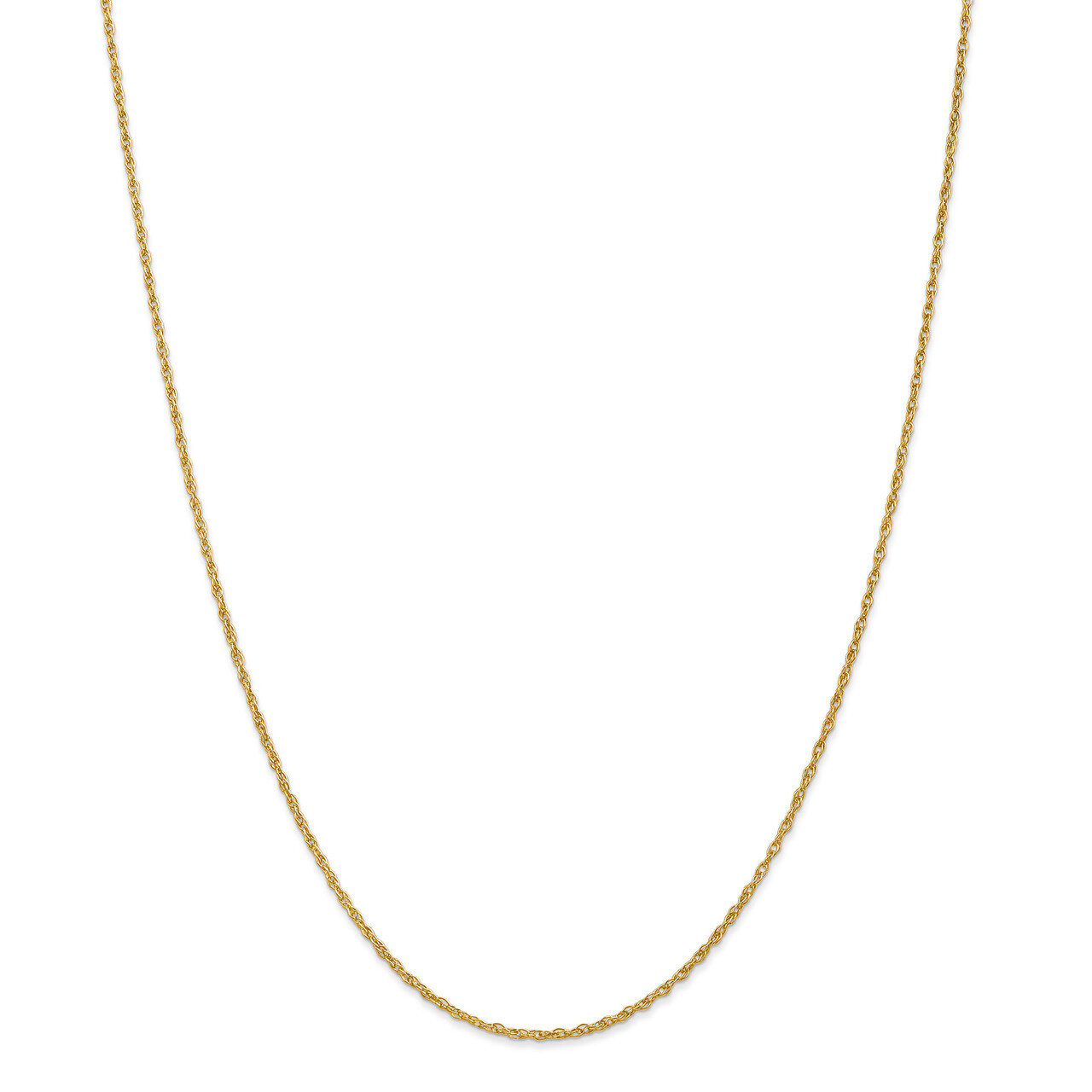 1.3mm Heavy-Baby Rope Chain 16 Inch 18k Gold HB-18LP10-16