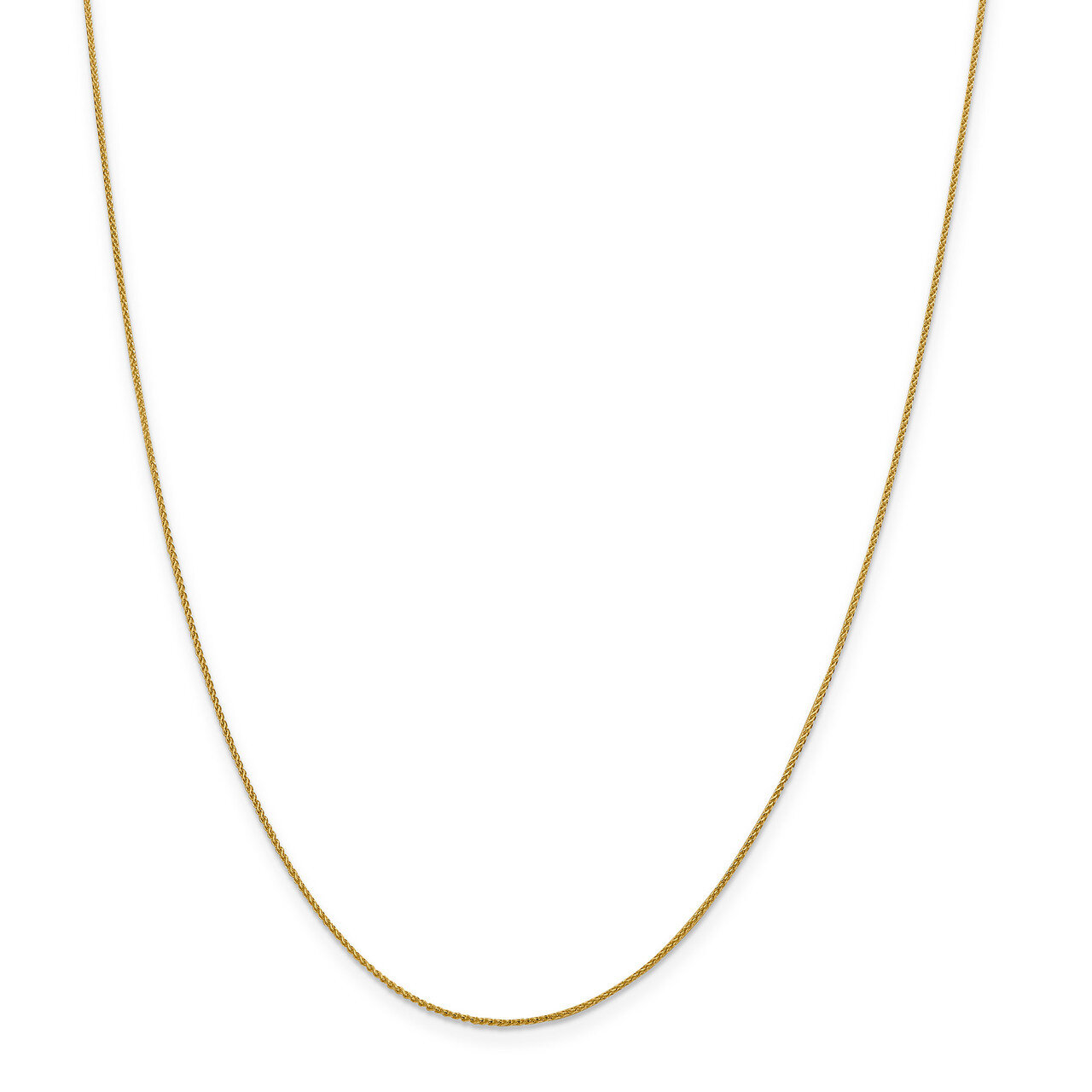 Leslie&#39;s 1.00mm Diamond-cut Spiga Chain 24 Inch 18k Gold HB-18LP13-24, MPN: 18LP13-24, 191101177439