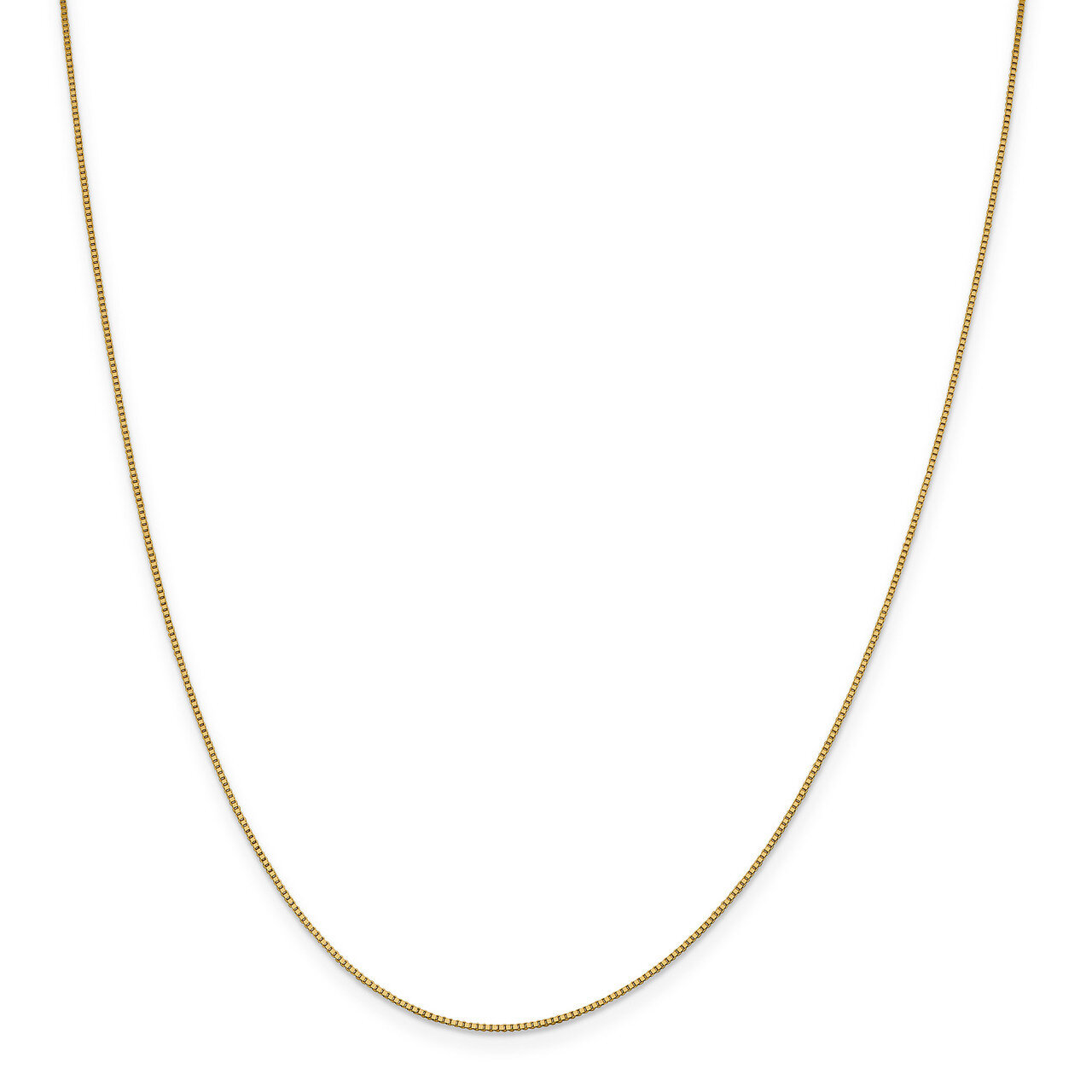 Leslie&#39;s .80mm Box Chain 24 Inch 18k Gold HB-18LP19-24, MPN: 18LP19-24, 191101177644