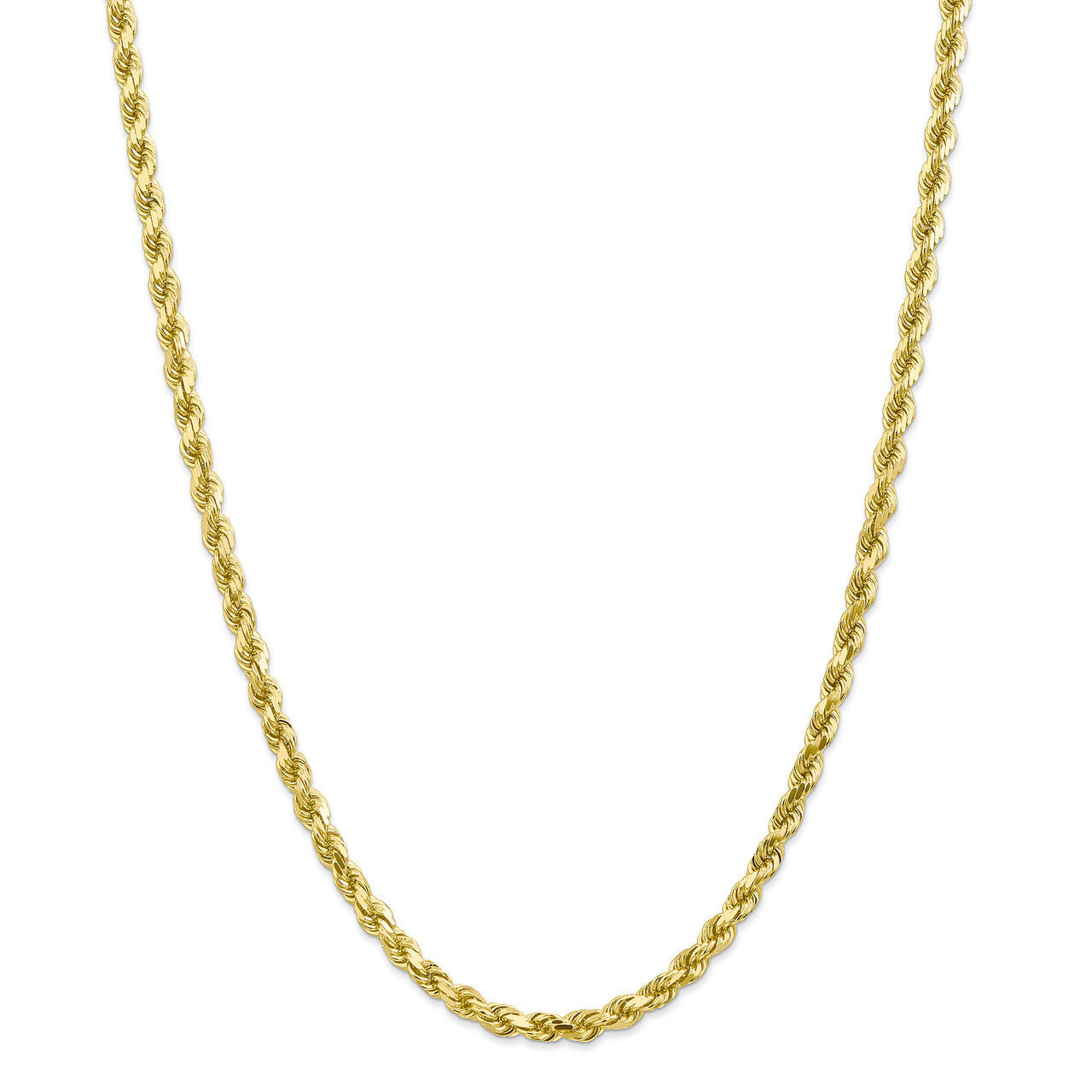 Leslie&#39;s 5mm Diamond Cut Rope Chain 20 Inch 10k Gold HB-5267-20, MPN: 5267-20, 191101754357