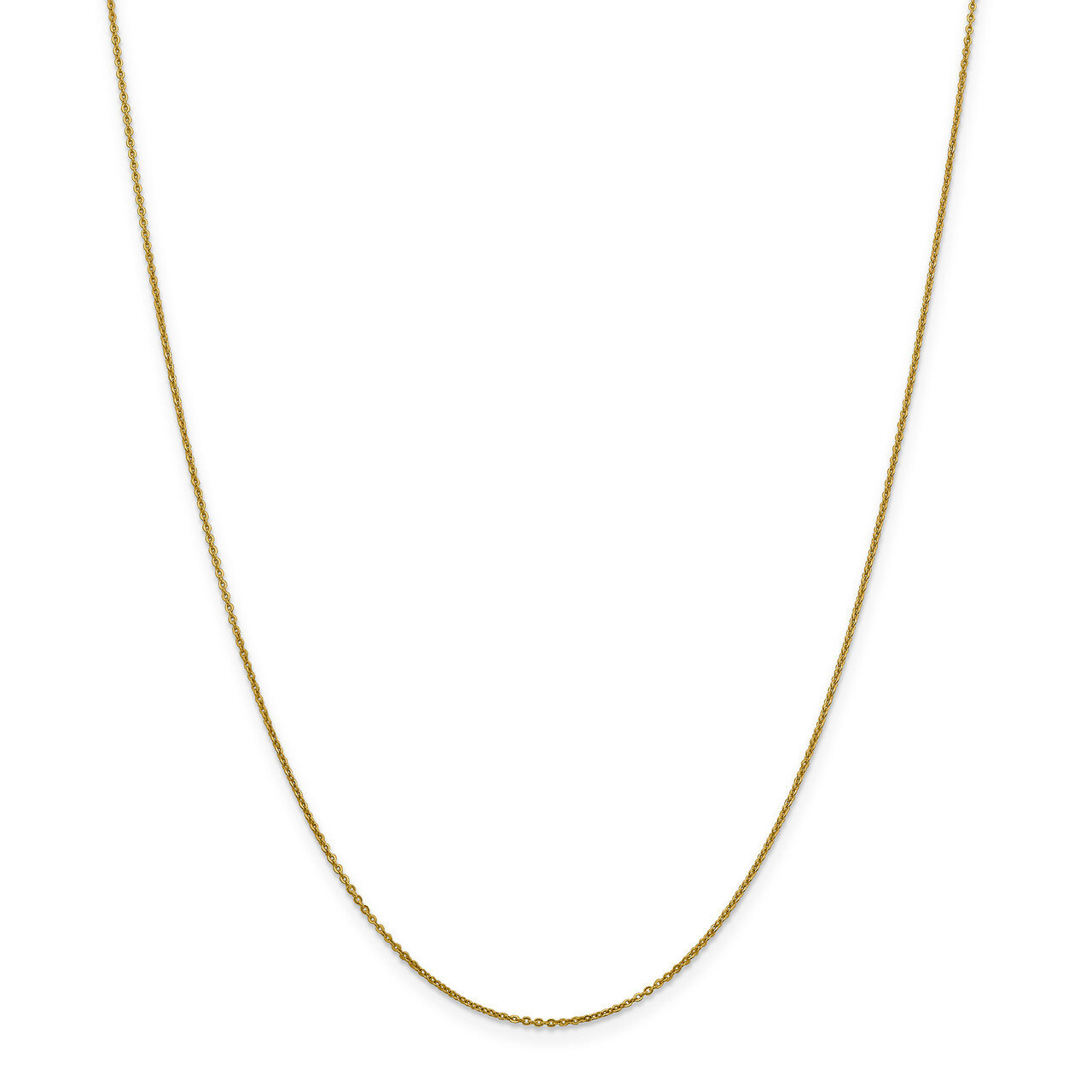 Leslie&#39;s 1.3 mm Flat Cable Chain 20 Inch 10k Gold HB-5269-20, MPN: 5269-20, 191101754432