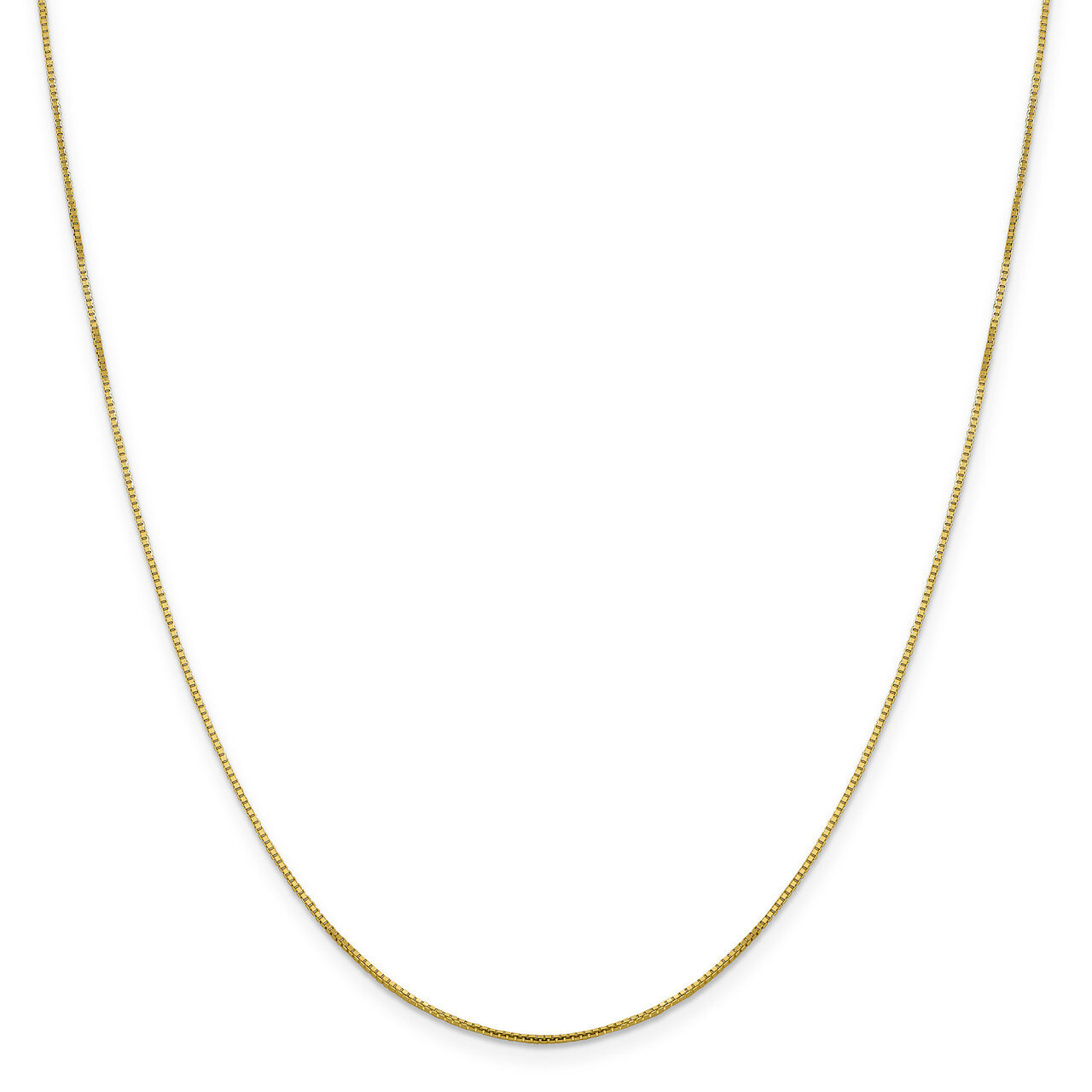 Leslie&#39;s .95 mm Octagonal Sparkle Box Chain 20 Inch 10k Gold HB-5272-20, MPN: 5272-20, 191101754562