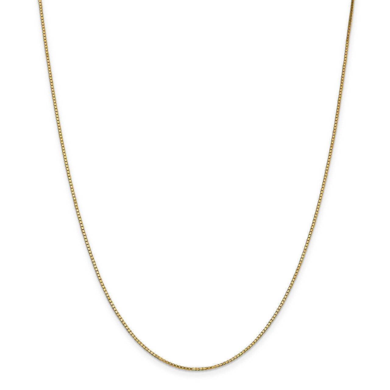 1.2 mm Box Chain with Lobster Chain 18 Inch 14k Gold HB-7161-18