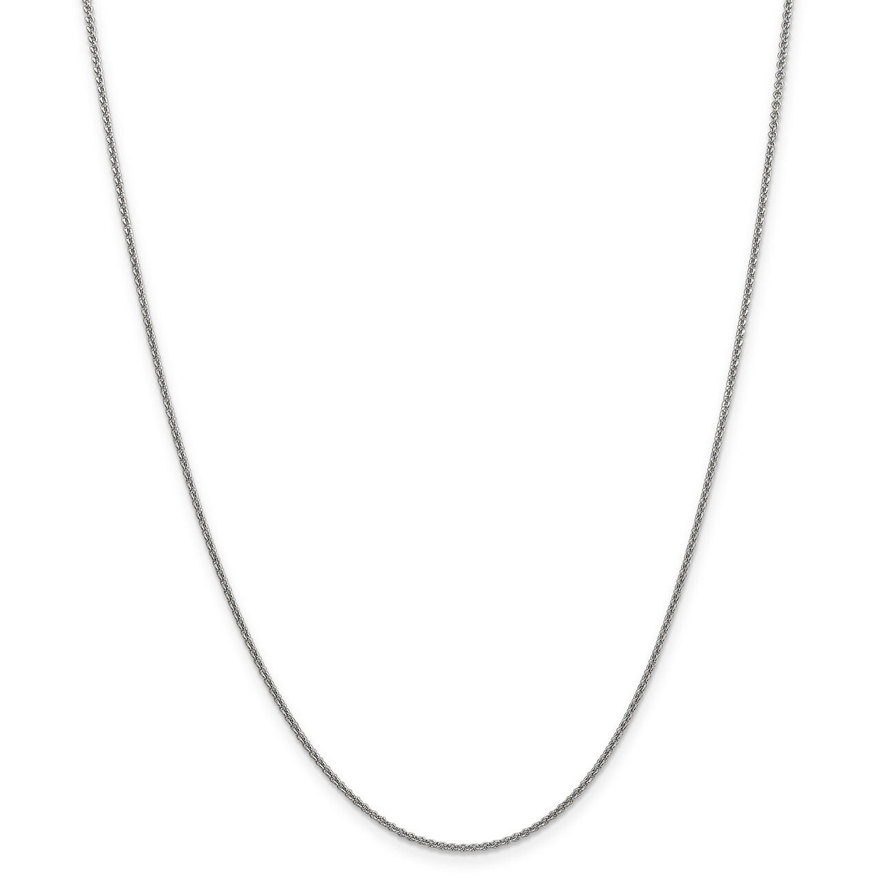 Leslie&#39;s 1.4 mm Round Cable Chain 16 Inch 14K White Gold HB-7166-16, MPN: 7166-16, 191101643989