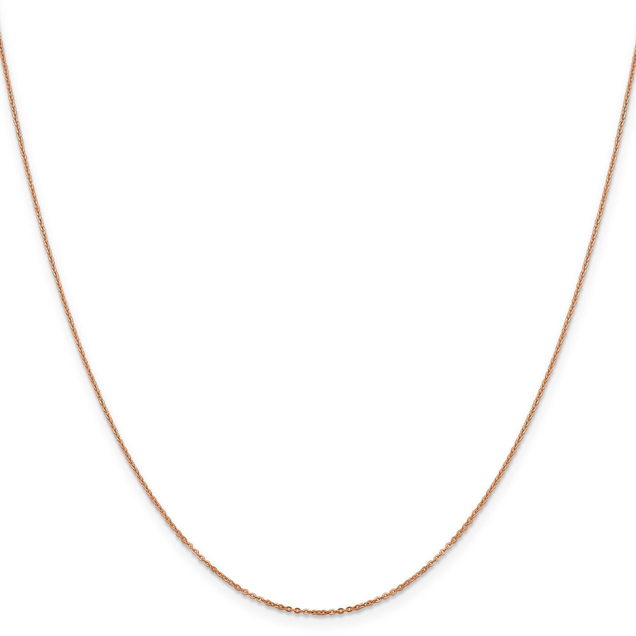 Leslie&#39;s 1.1 mm Flat Cable Chain 20 Inch 14k Rose Gold  HB-7167-20, MPN: 7167-20, 191101644252